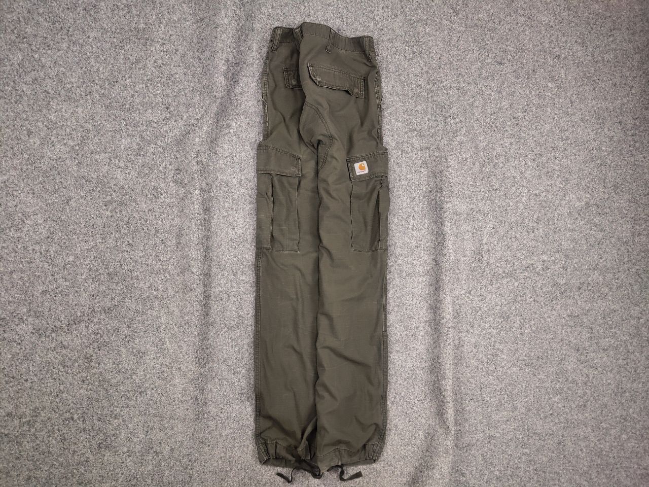 Carhartt Vintage Carhartt Green Ripstop Faded Cargo Pants Y2k Style Size US 34 / EU 50 - 1 Thumbnail