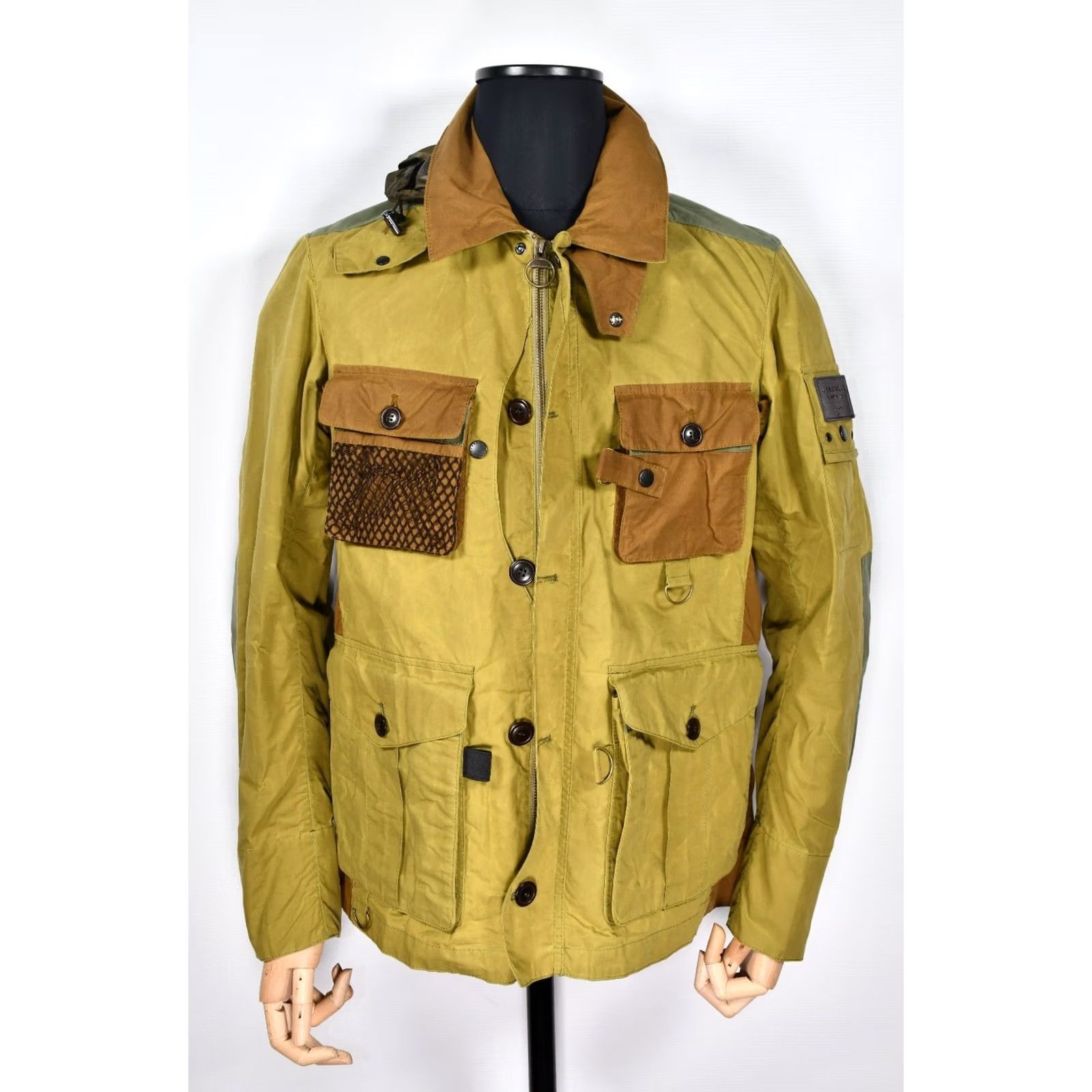 Barbour Barbour Gold Standard Sennen Jacket Mens M Seaweed Gold Cotton Hooded Casual Size US M / EU 48-50 / 2 - 7 Thumbnail
