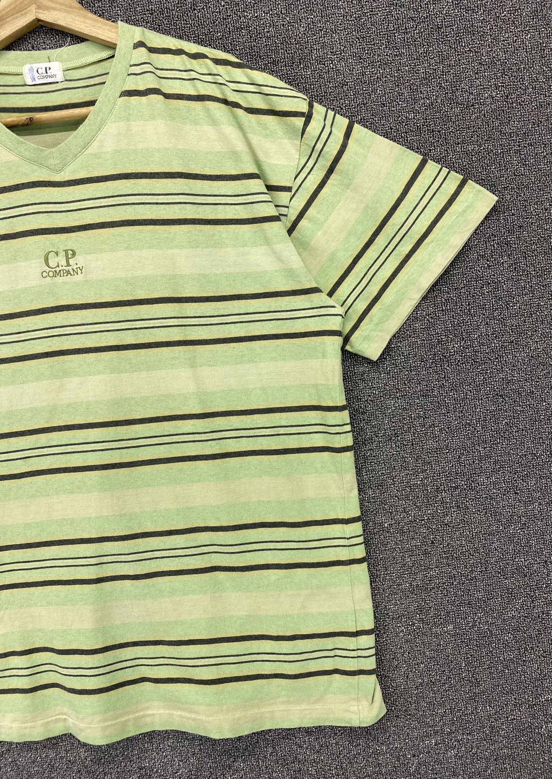 C.P. Company Vintage CP Company OverStriped Tee T Shirts Size US M / EU 48-50 / 2 - 4 Thumbnail