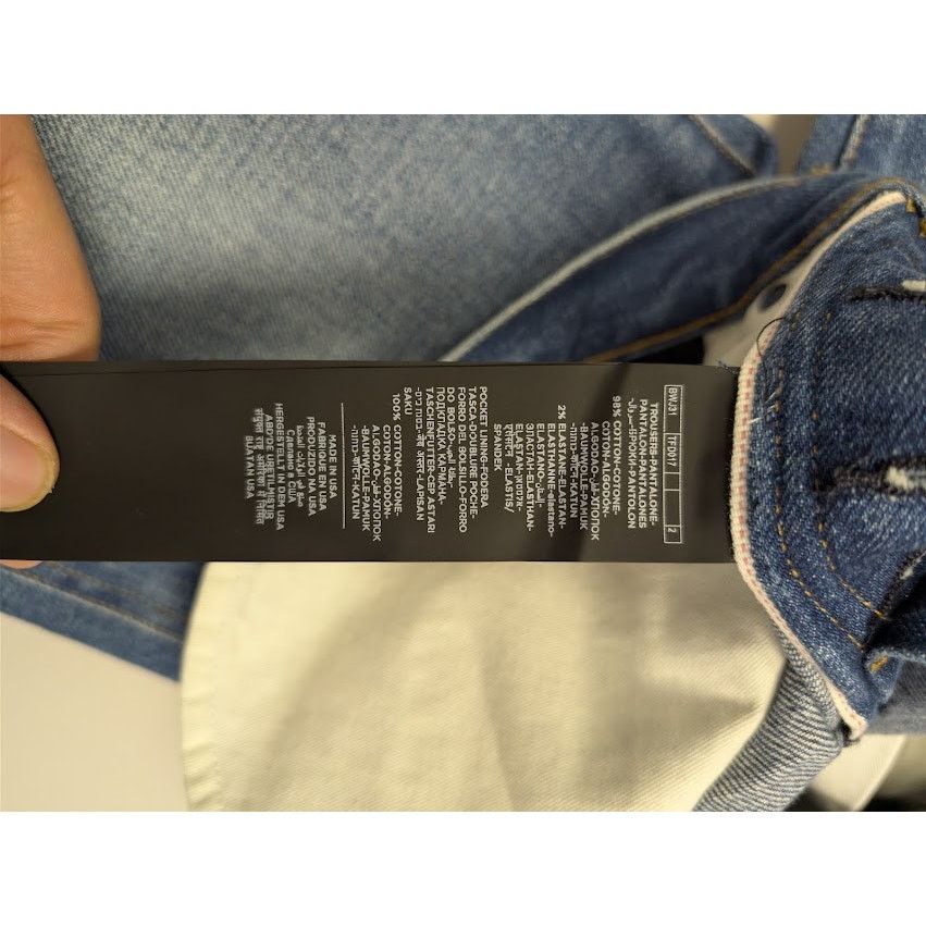 Tom Ford o1rshd1 Selvedge Tapered Denim Jeans in Blue Size US 30 / EU 46 - 19 Thumbnail