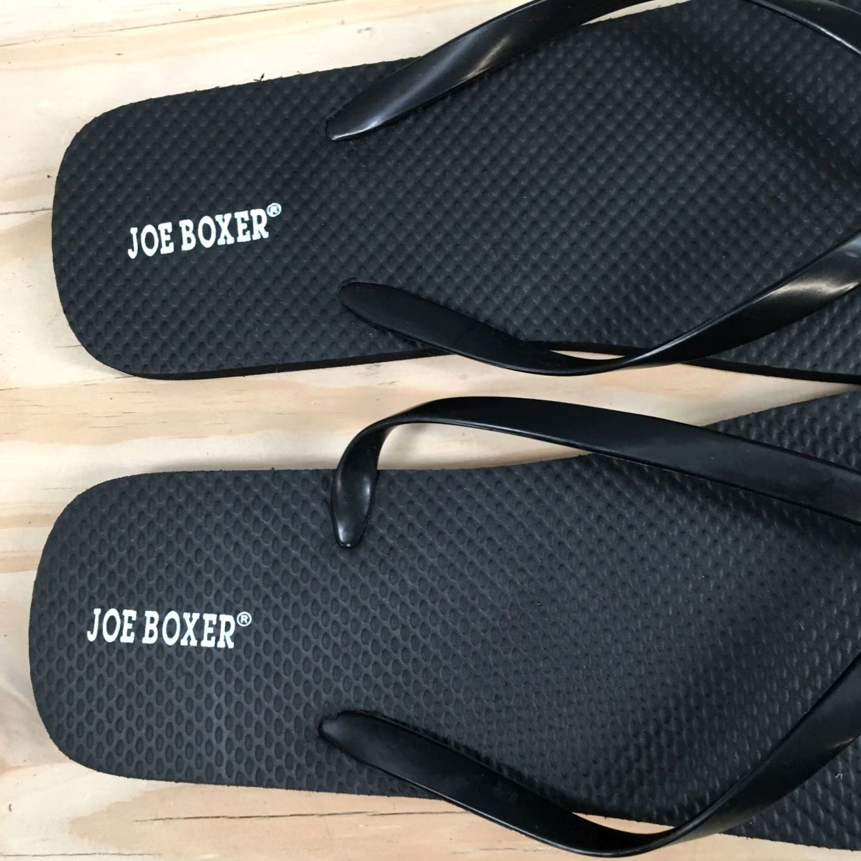 Joe Boxer Joe Boxer Sandals Womens 9-10 Casual Comfort Slip On Flip Flops Black Size US 9 / IT 39 - 6 Thumbnail