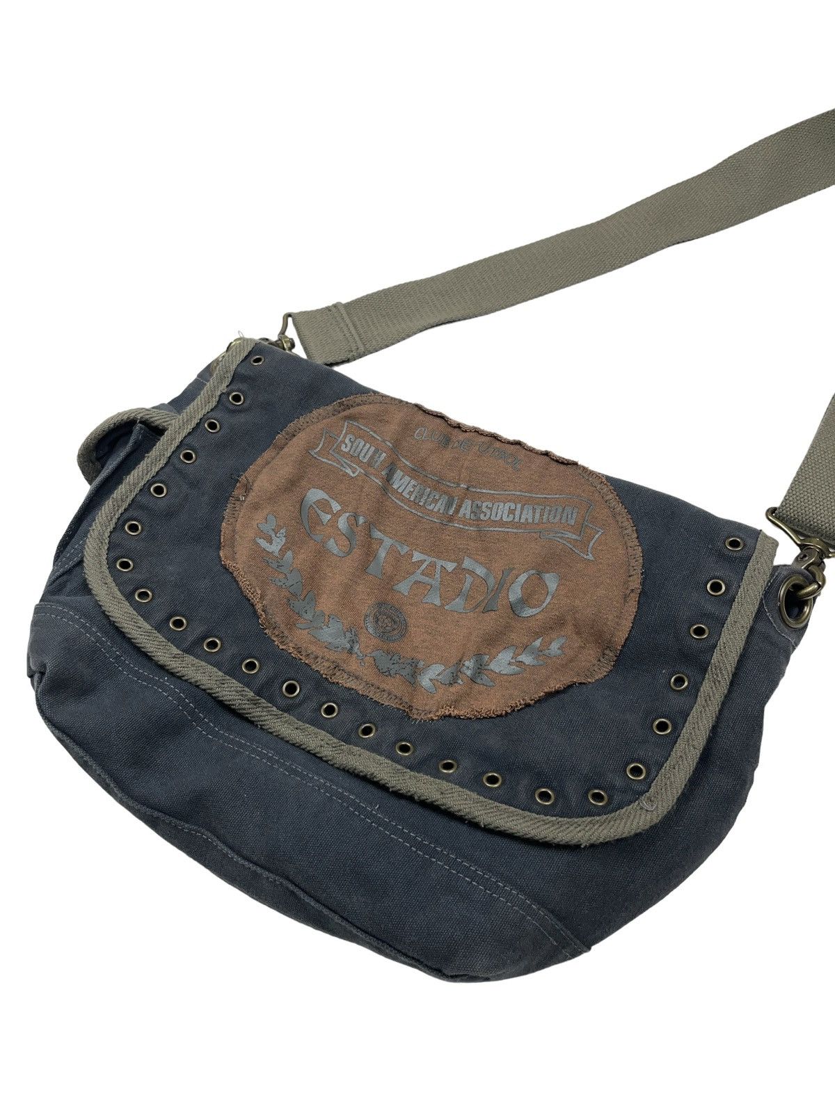Japanese Brand Vintage Estadio y2k Japanese Crossbody Bag Pocket Size ONE SIZE - 2 Thumbnail