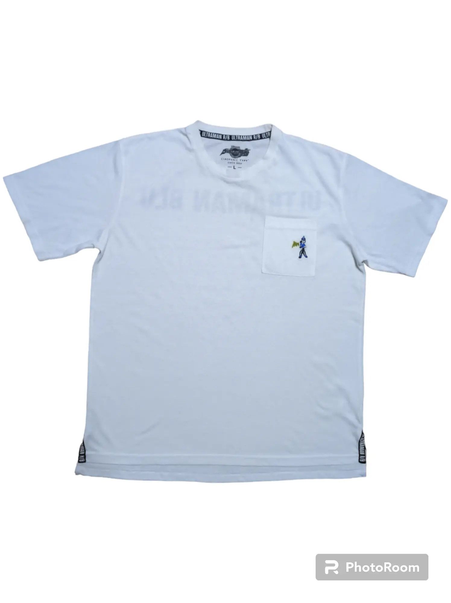 Anime × Cartoon Network × Japanese Brand RARE Ultraman R/b Ultraman Rosso Blu Pocket Tee Size US L / EU 52-54 / 3 - 10 Thumbnail