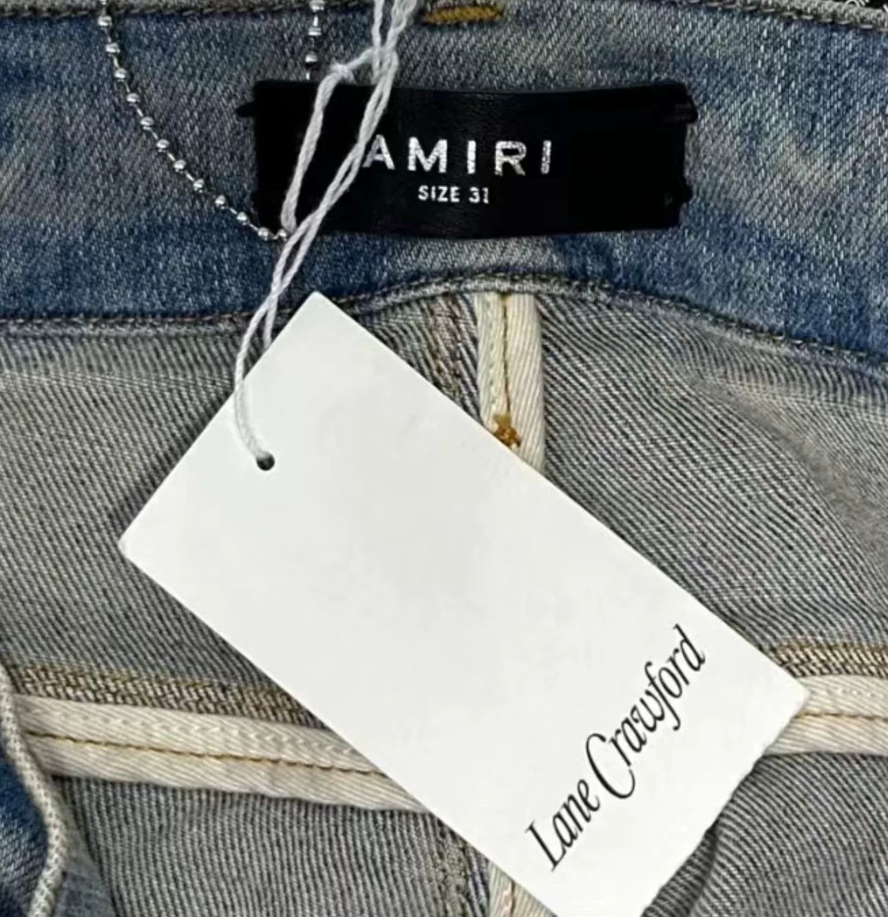 Amiri amiri flame design blue jeans size 31 Size US 31 - 5 Thumbnail