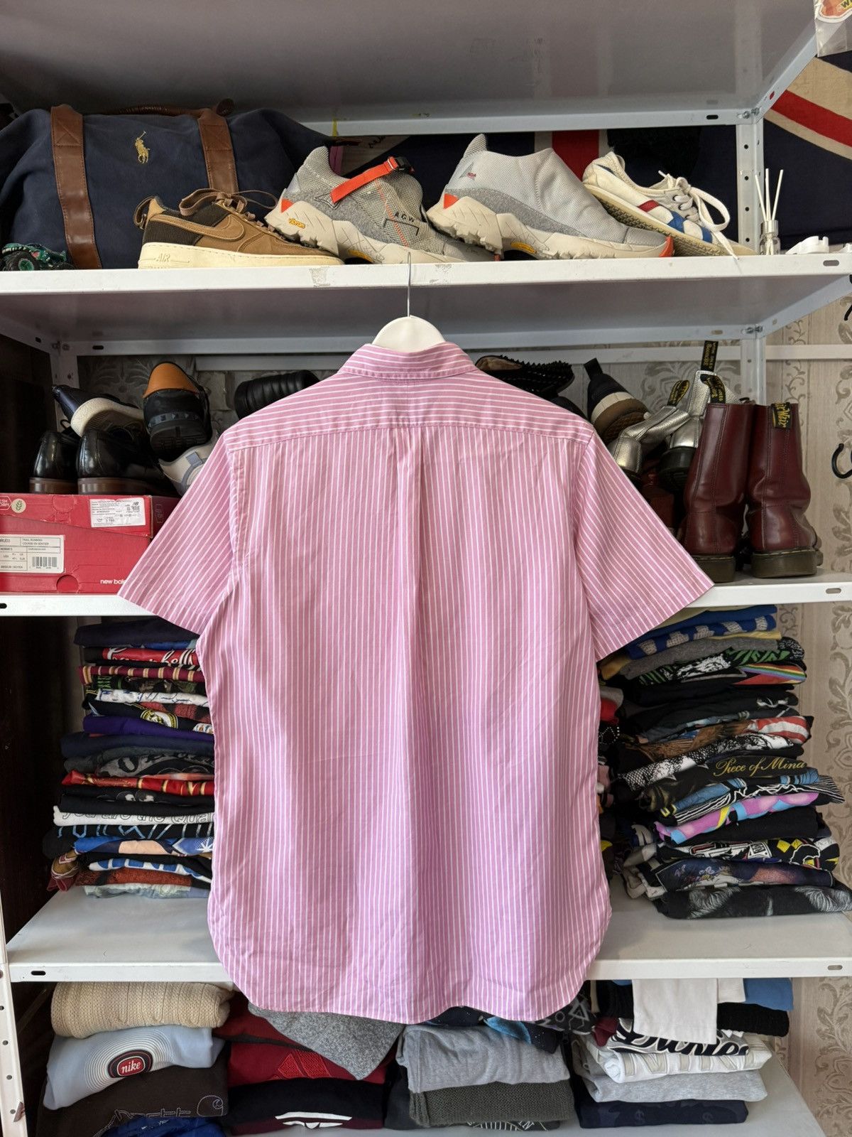 Polo Ralph Lauren Vintage RALPH LAUREN Striped Short Sleeved Shirt Rare Size US XL / EU 56 / 4 - 3 Thumbnail