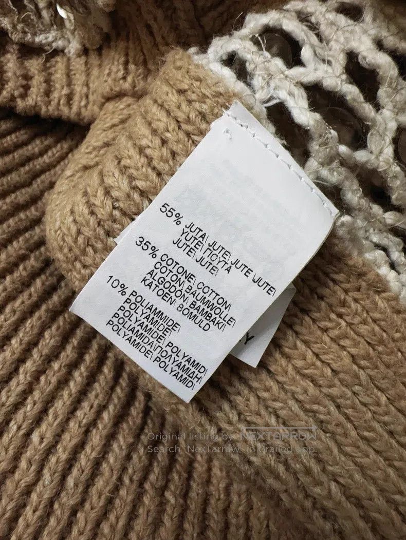 Brunello Cucinelli Brunello Cucinelli Caramel Khaki Color Mixed Sequin Knitte Size XS / US 0-2 / IT 36-38 - 8 Thumbnail