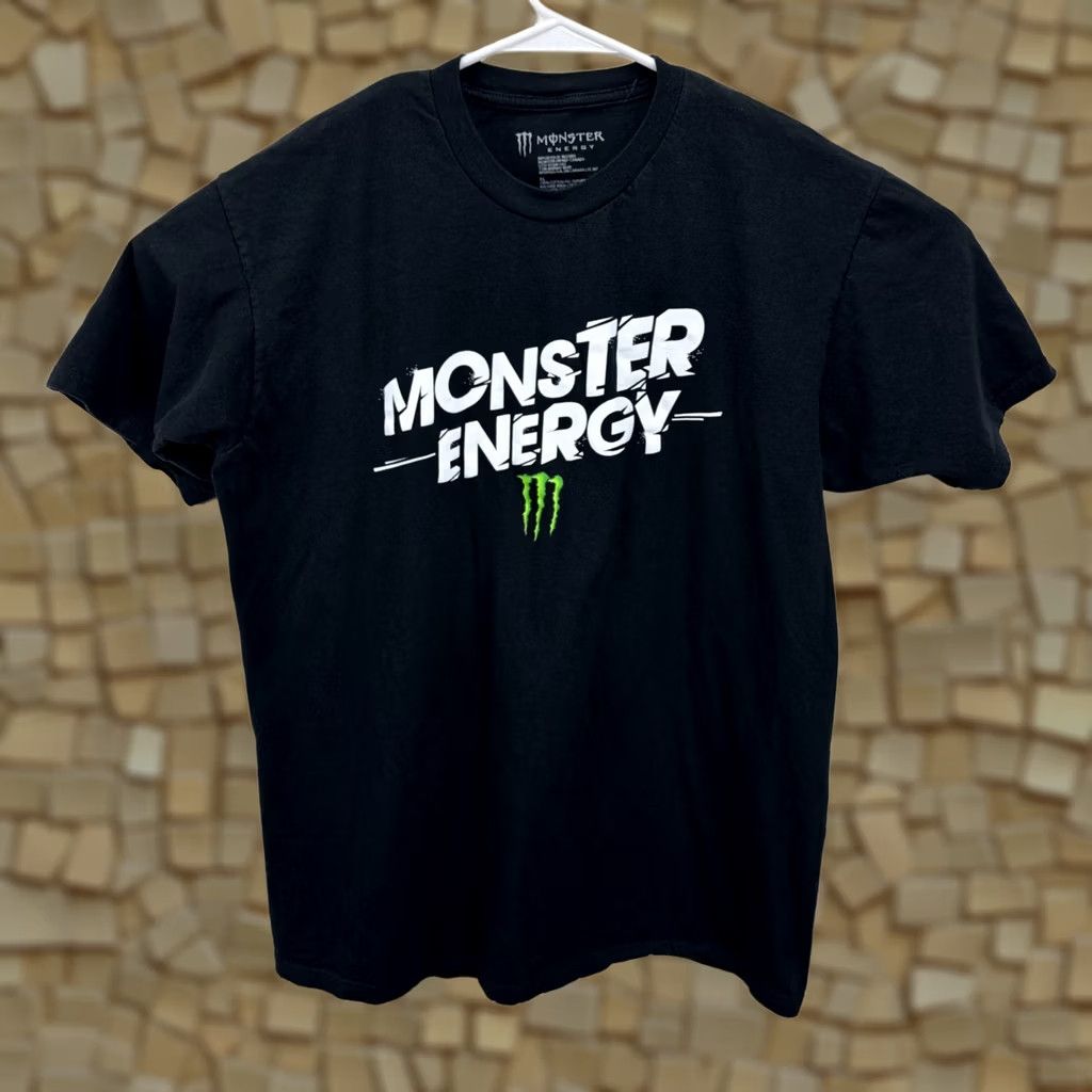 Logo 7 VINTAGE Monster Energy Logo Graphic T Shirt Mens XL Black Green Y2K Skate Logo Size US XL / EU 56 / 4 - 1 Thumbnail