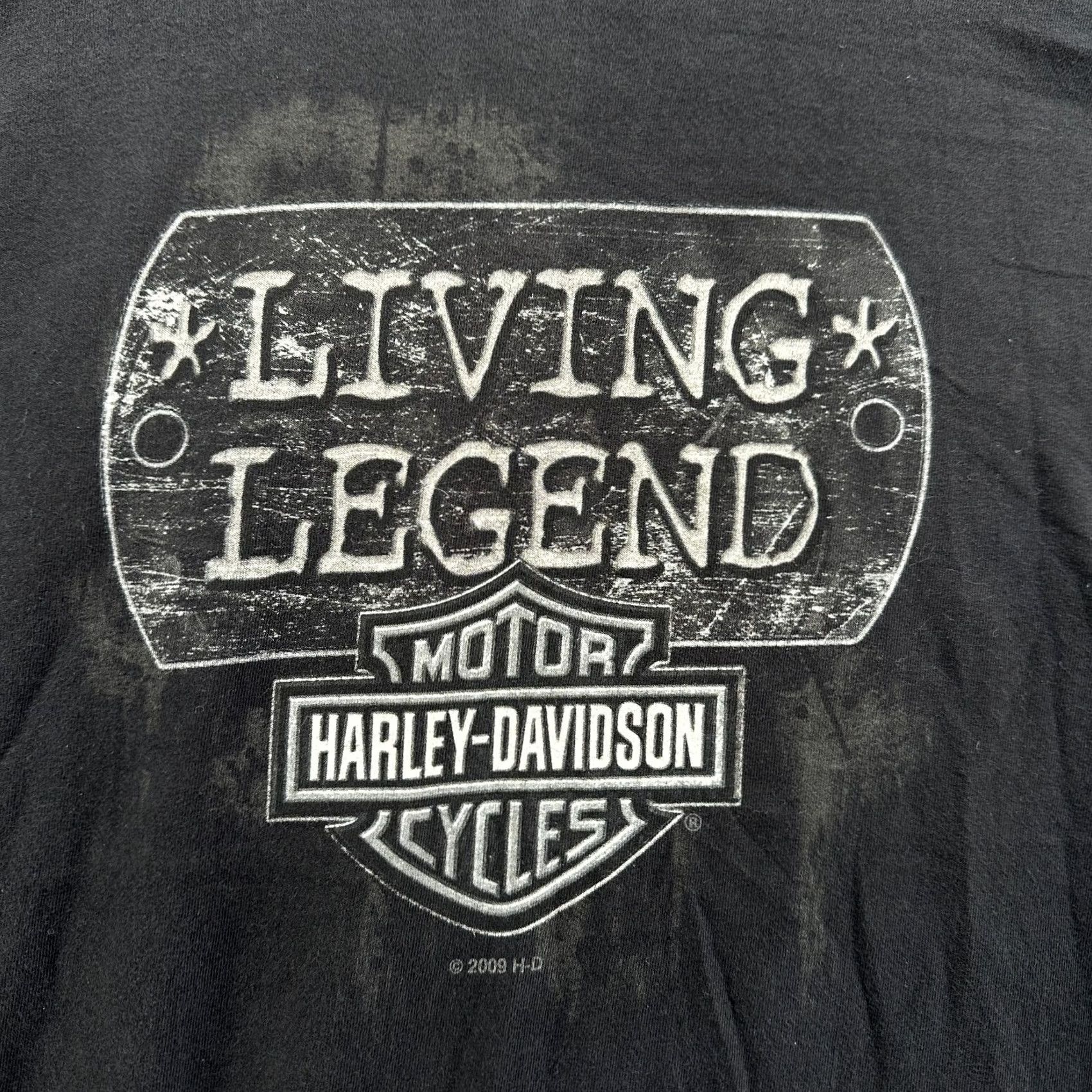 Harley Davidson Harley-Davidson T-Shirt Black Mens Large Crew Neck Pullover Shirt Cotton Short Sleeve Motorcycle Easy Care Regular Fit Regular USA Vintage: No Size US L / EU 52-54 / 3 - 4 Thumbnail