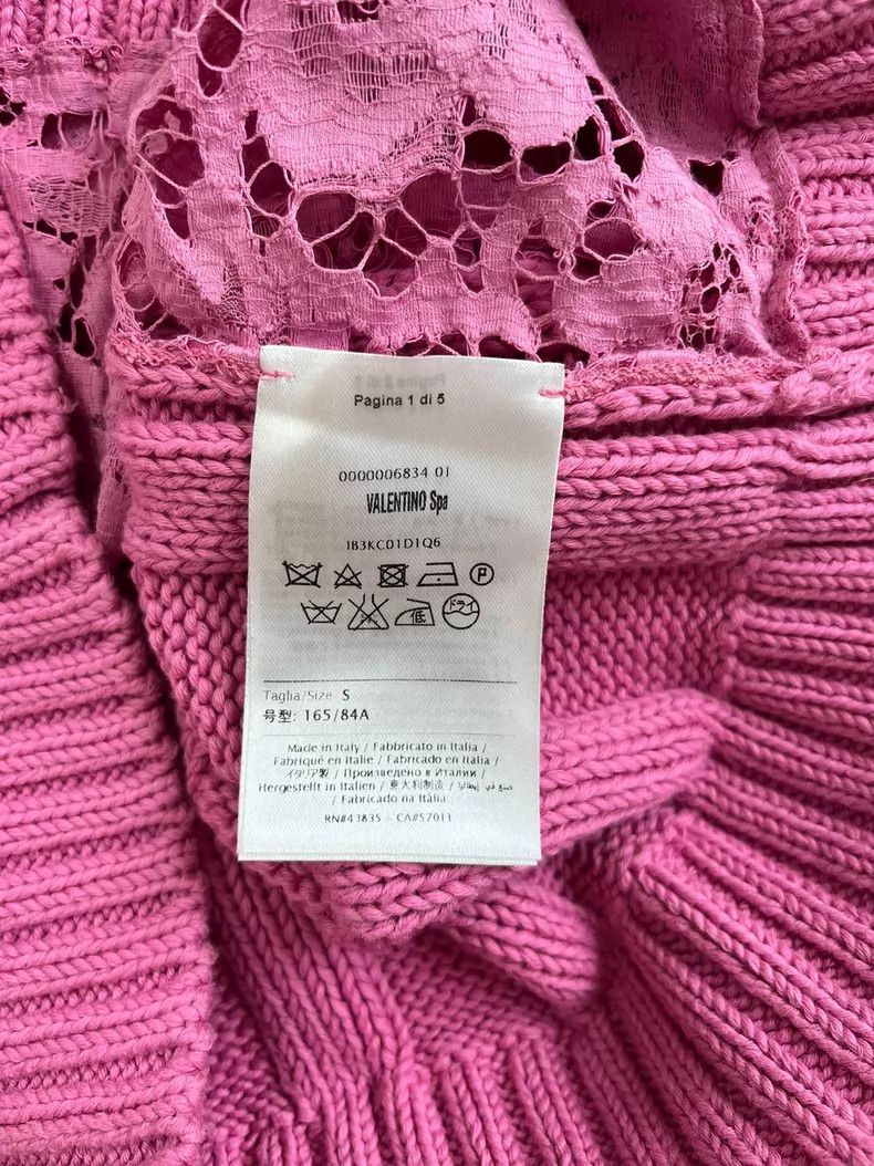 Valentino Valentino Pink knitted patchwork lace set Size S / US 4 / IT 40 - 7 Thumbnail