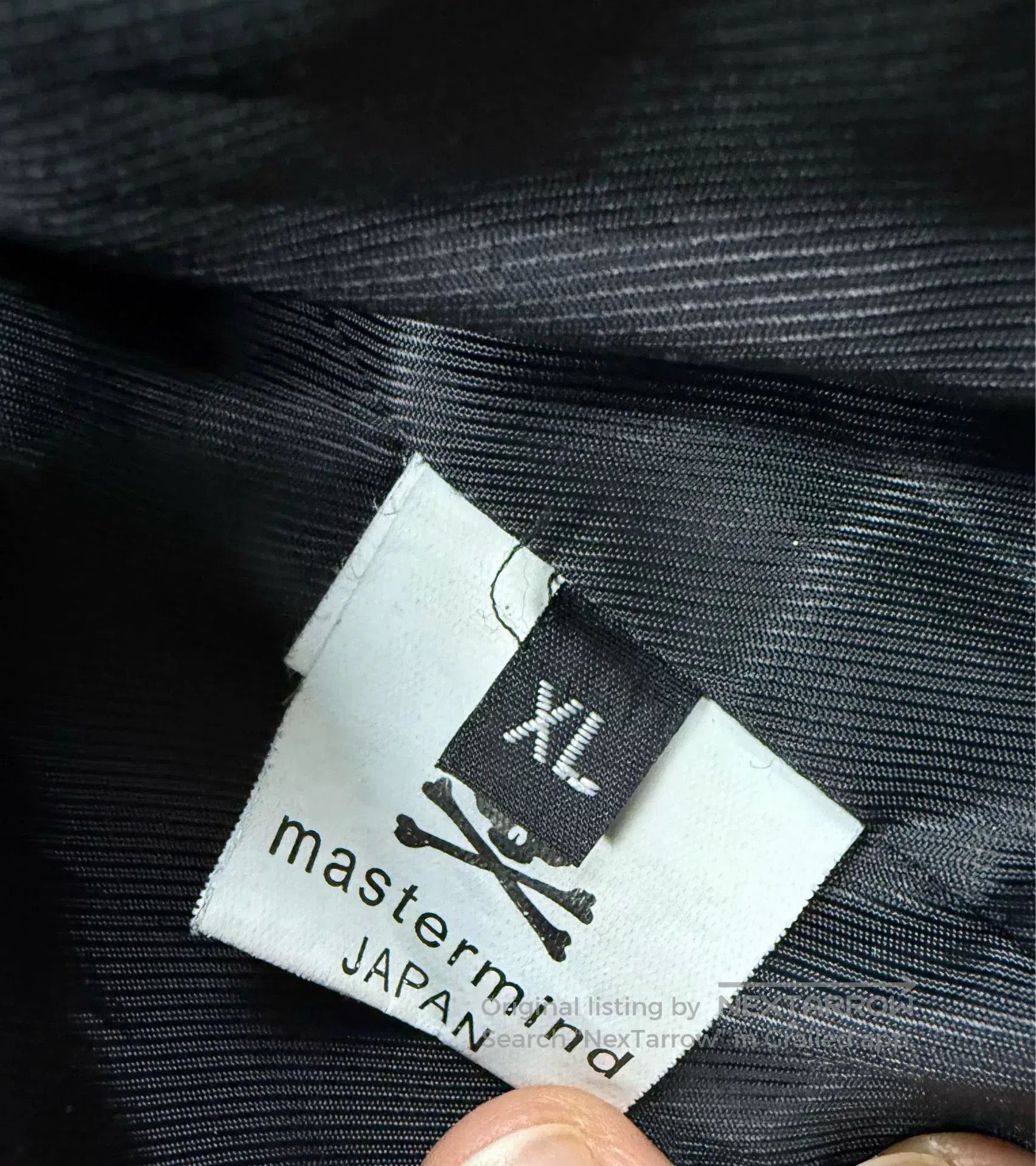 Mastermind Japan Mastermind Japan Black Leather Baseball Jacket. Size US XL / EU 56 / 4 - 5 Thumbnail