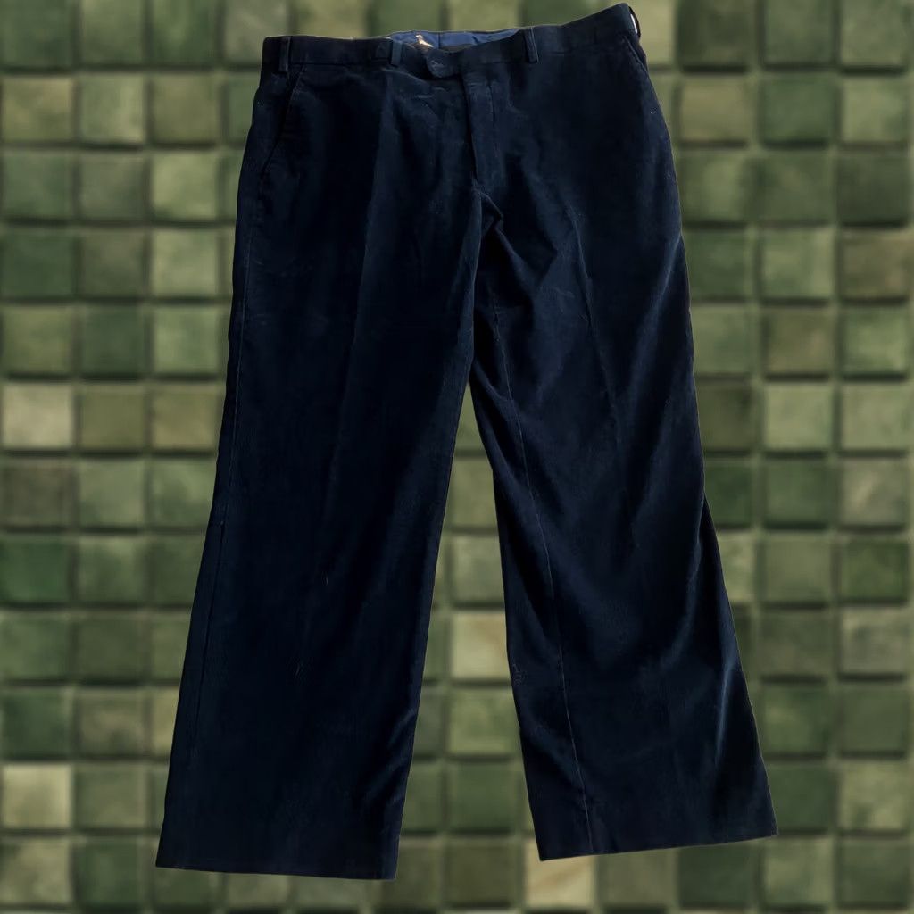 Ralph Lauren Ralph Lauren Blue Corduroy Pants Men 38x30 Corduroy Flat Front Straight Leg Regular Fit Chino Classic Preppy Mens Size US 38 / EU 54 - 1 Thumbnail