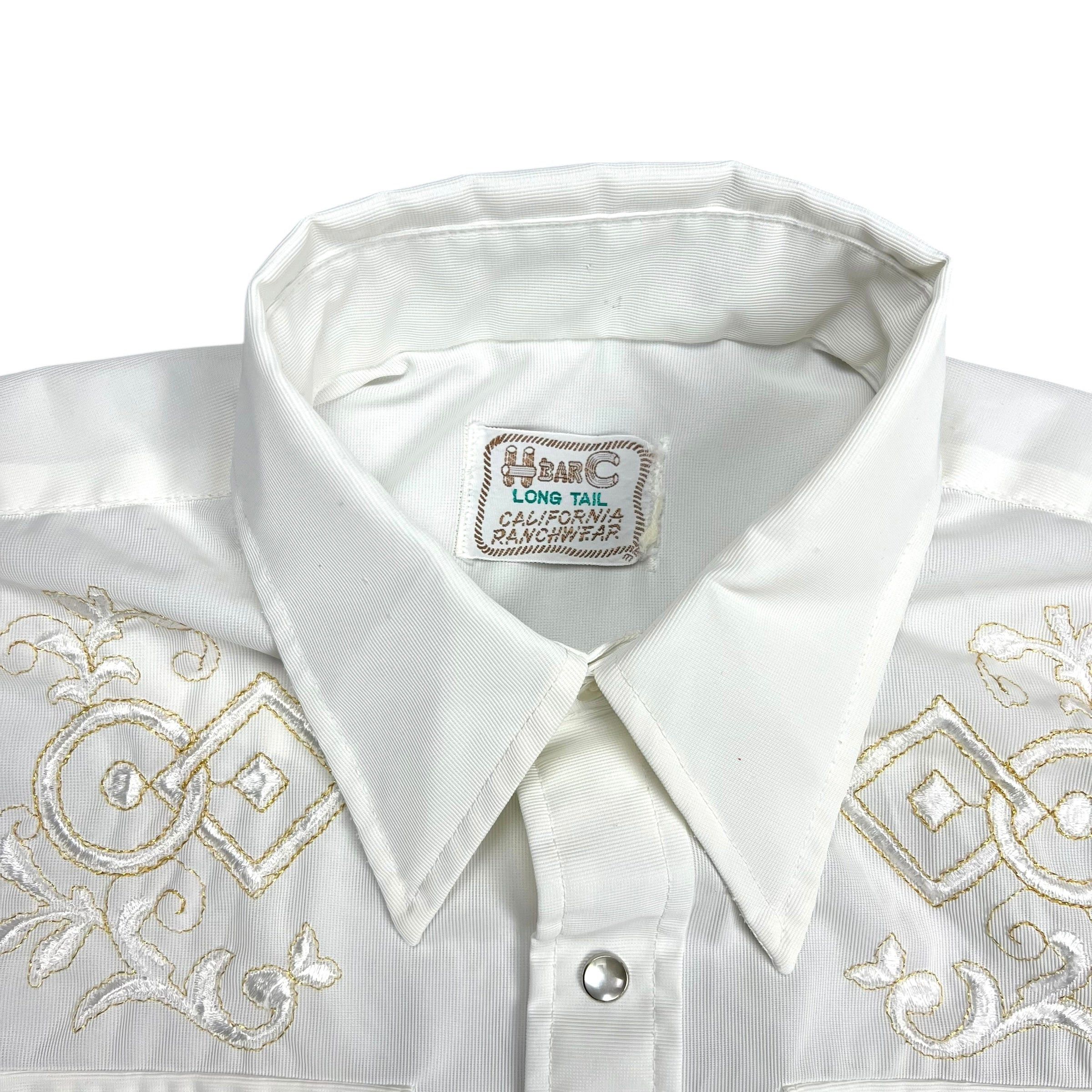 Vintage H BAR C Long Tail Sheer Western Button-up Shirt - L Size US L / EU 52-54 / 3 - 4 Thumbnail