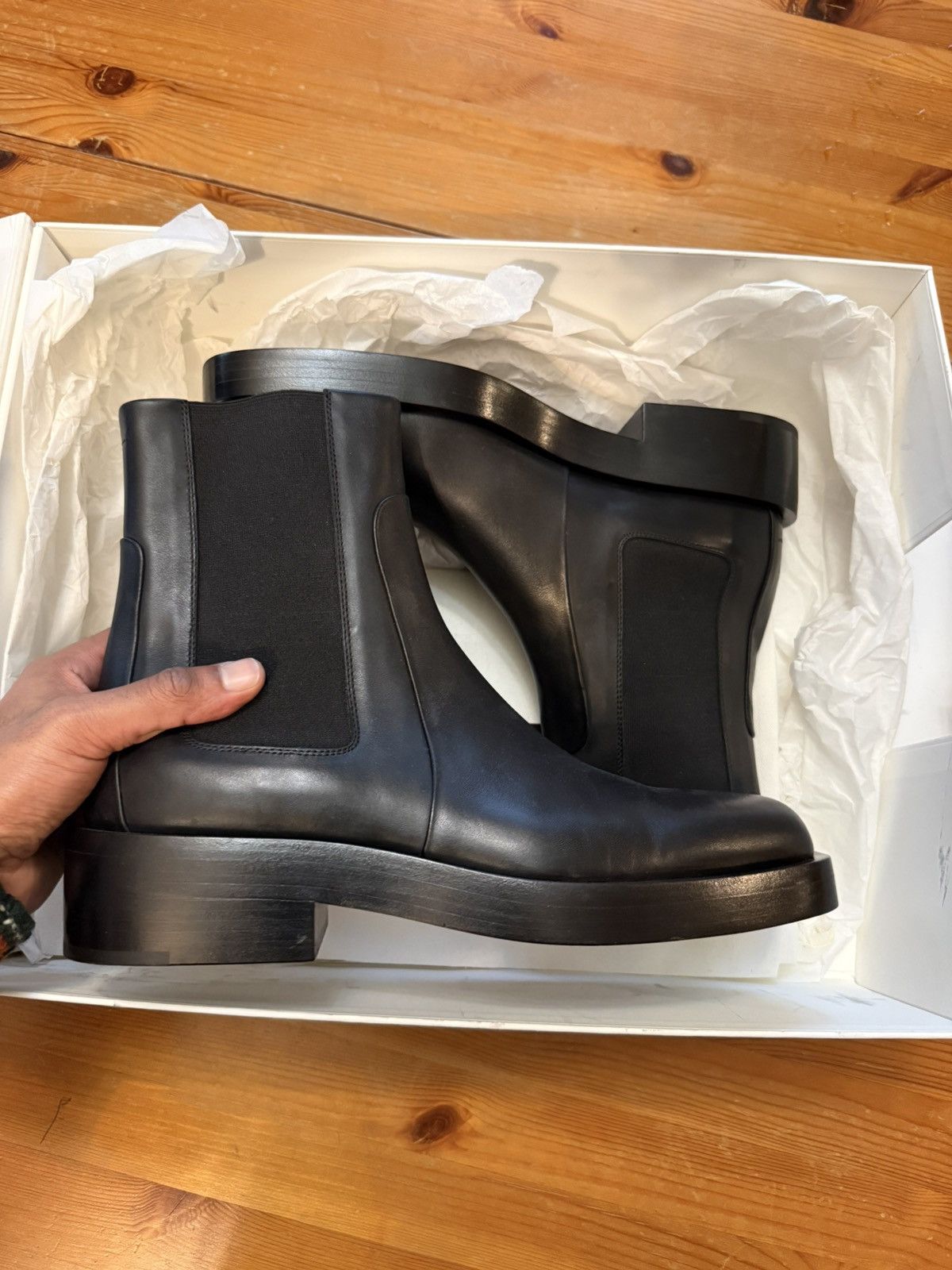 Jil Sander Brand New Jil Sander Chelsea Boots Size US 10.5 / EU 43-44 - 2 Thumbnail