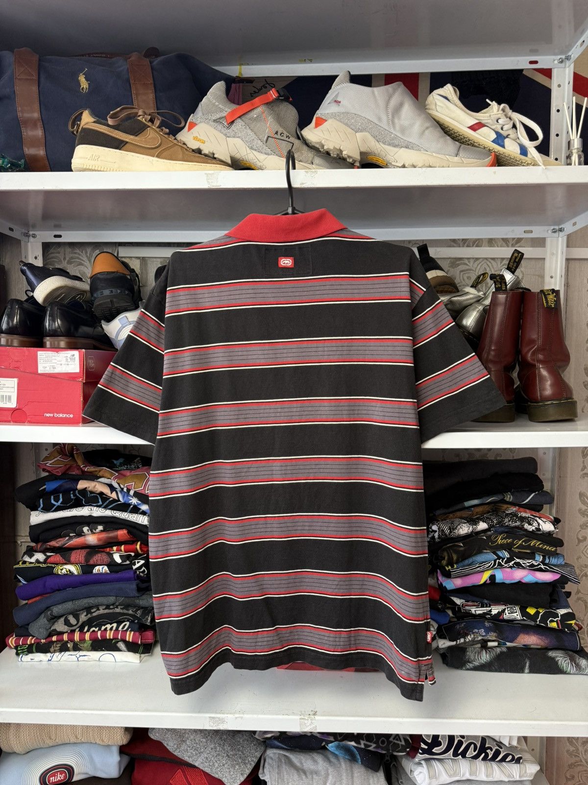 Ecko Unltd. VINTAGE Ecko Unltd Y2K Red Big logo Polo T-Shirt USA Size US L / EU 52-54 / 3 - 8 Thumbnail