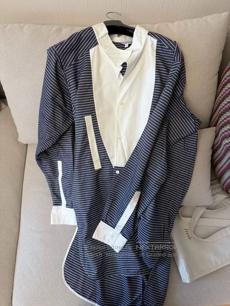 Loewe Loewe Striped Long Shirt S . Size US S / EU 44-46 / 1 - 1 Thumbnail
