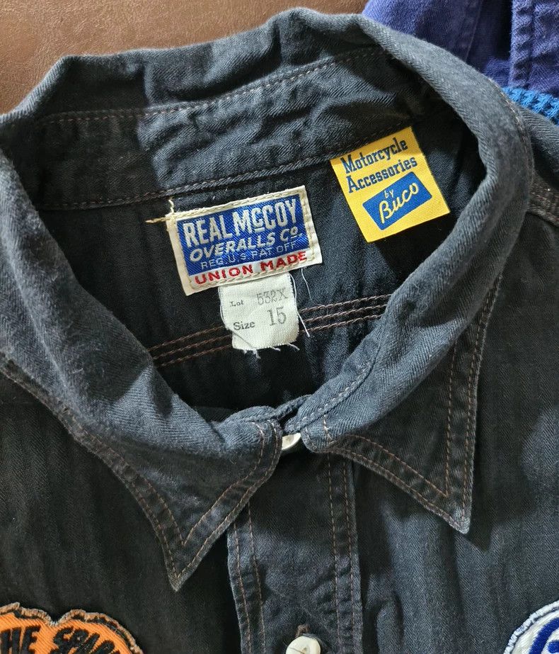 The Real McCoy's The Real Mccoys Size 15Short-sleeved Shirt, Biker Shirt 250 Size US XS / EU 42 / 0 - 4 Thumbnail