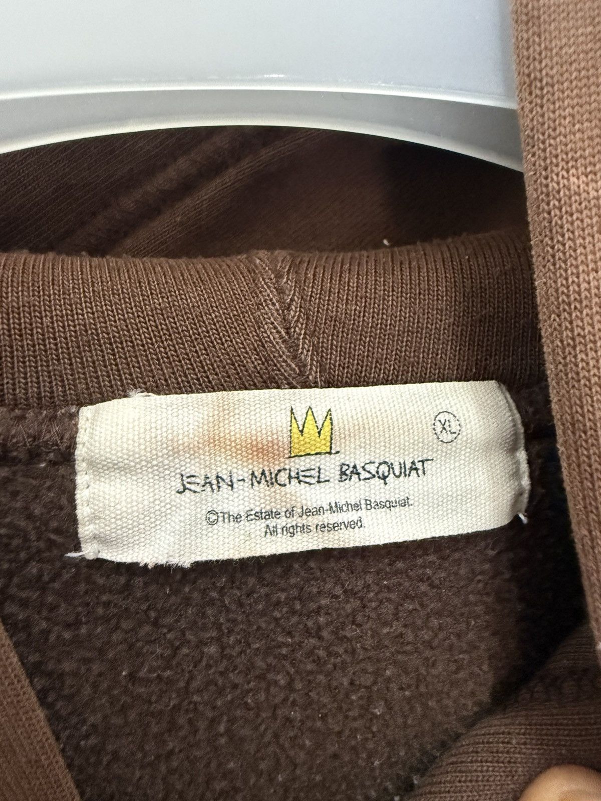 Jean-Michel Basquiat 🔥ART🔥 Y2K Jean Michel Basquiat Distressed Hoodie Backhit Size US L / EU 52-54 / 3 - 8 Thumbnail