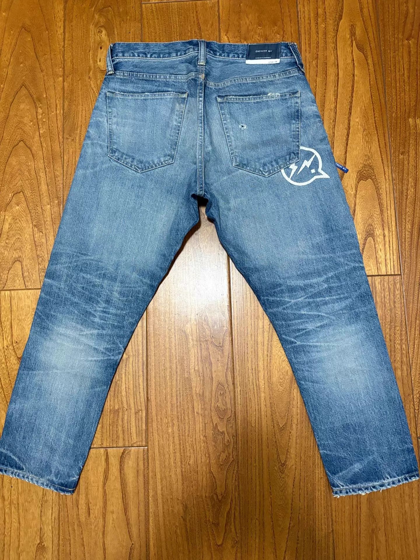 Fragment Design FRAGMENT x VANQUISH 9 - cut Lightning Distressed W28 Size US 28 / EU 44 - 2 Thumbnail