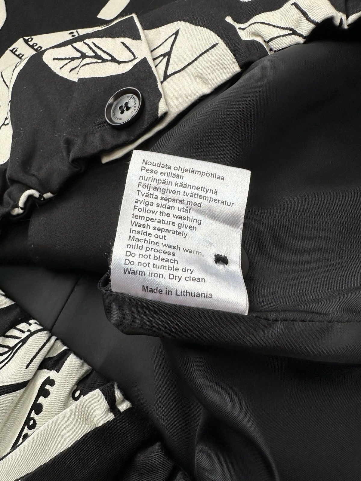 Marimekko MARIMEKKO Evinka Floral Print Light Jacket size 36 Size XS / US 0-2 / IT 36-38 - 16 Thumbnail