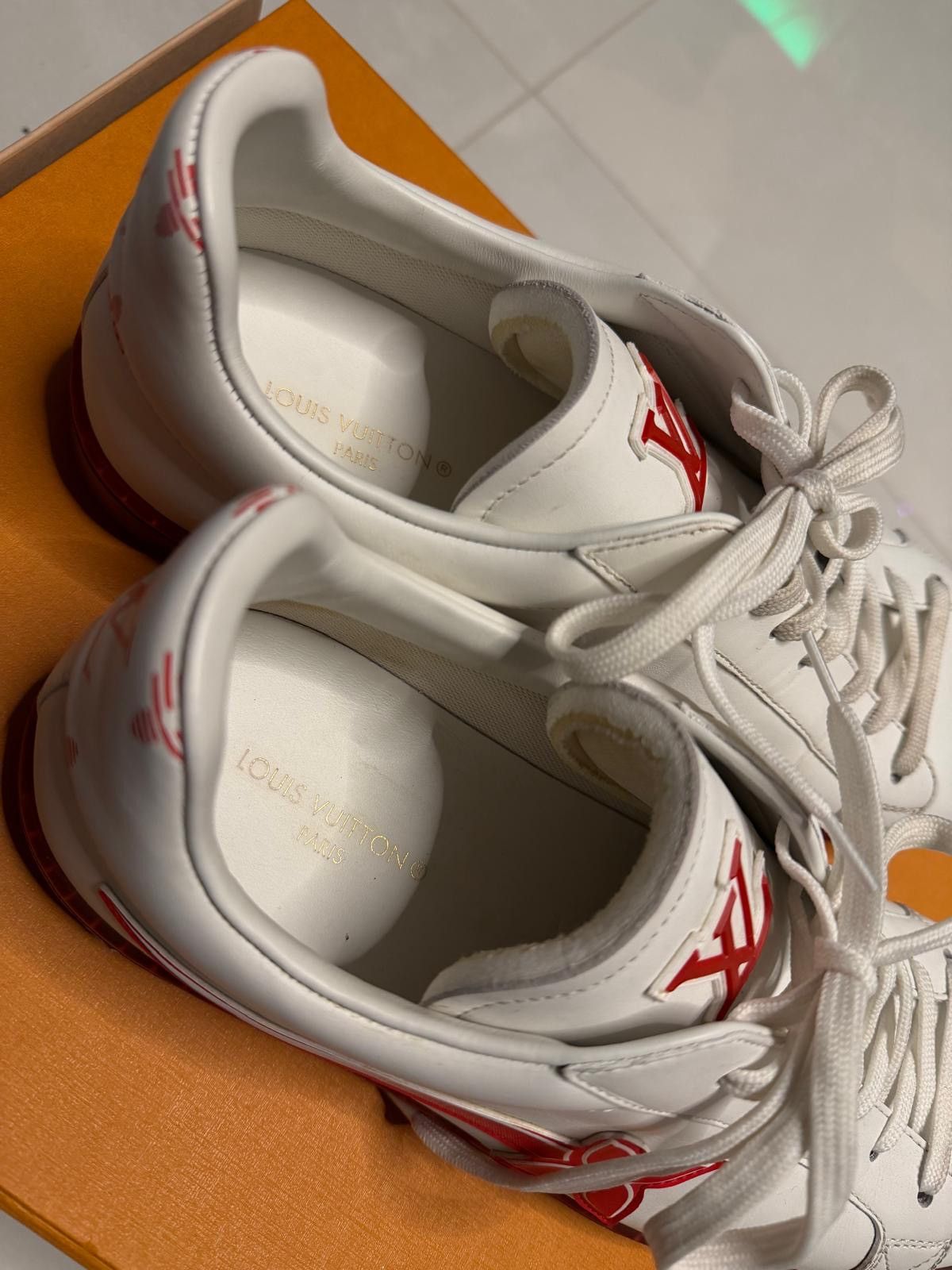Louis Vuitton Louis Vuitton - Luxembourg Samothrace Sneaker white/red - 43 Size US 10 / EU 43 - 11 Thumbnail