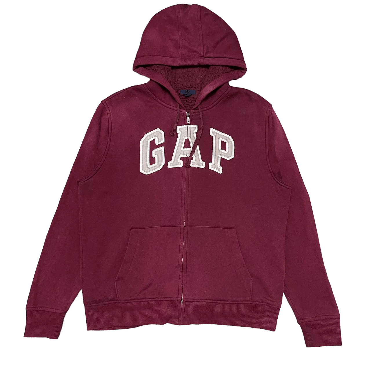 Gap Vintage Gap Big Logo Hoodie Sherpa Lining Size US L / EU 52-54 / 3 - 1 Thumbnail