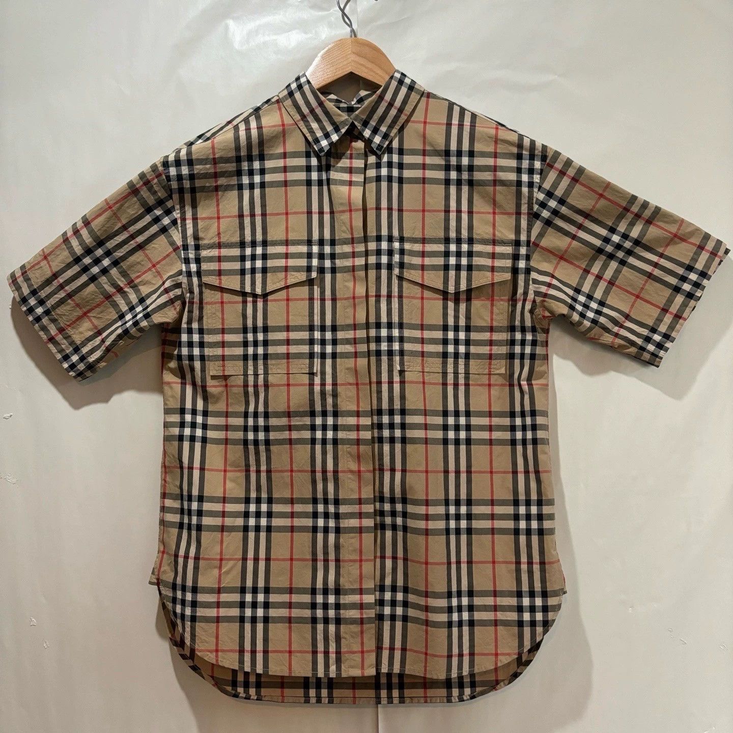 Burberry Burberry Classic Plaid Short Sleeve Shirt Size US XS / EU 42 / 0 - 1 Thumbnail