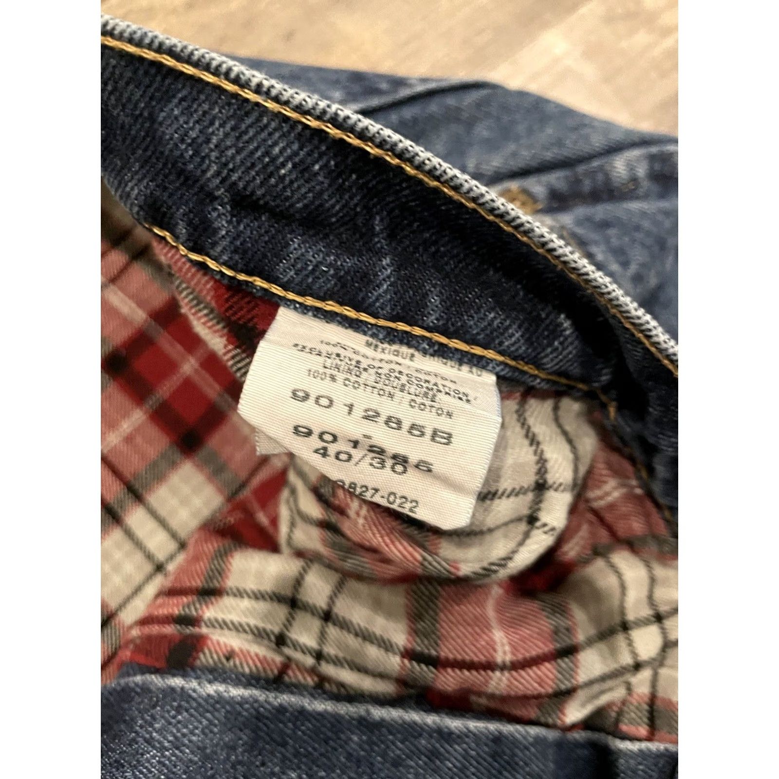 Vintage Cabela's Jeans Mens 40x30 Denim Blue Cotton Lined Denim Straight 30 Inseam Winter Regular Size 40 Size US 40 / EU 56 - 7 Thumbnail