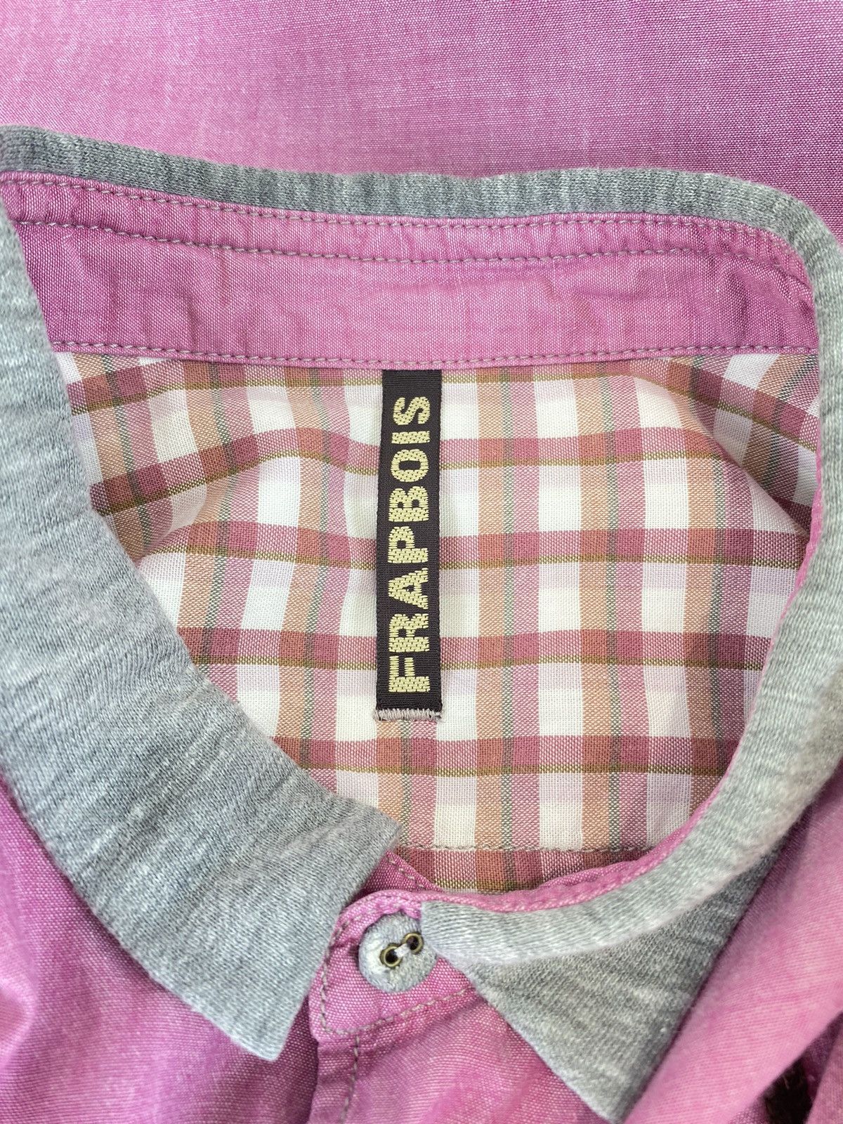 Frapbois FRAPBOIS Pink Patchwork Shirt Size XS / US 0-2 / IT 36-38 - 5 Thumbnail