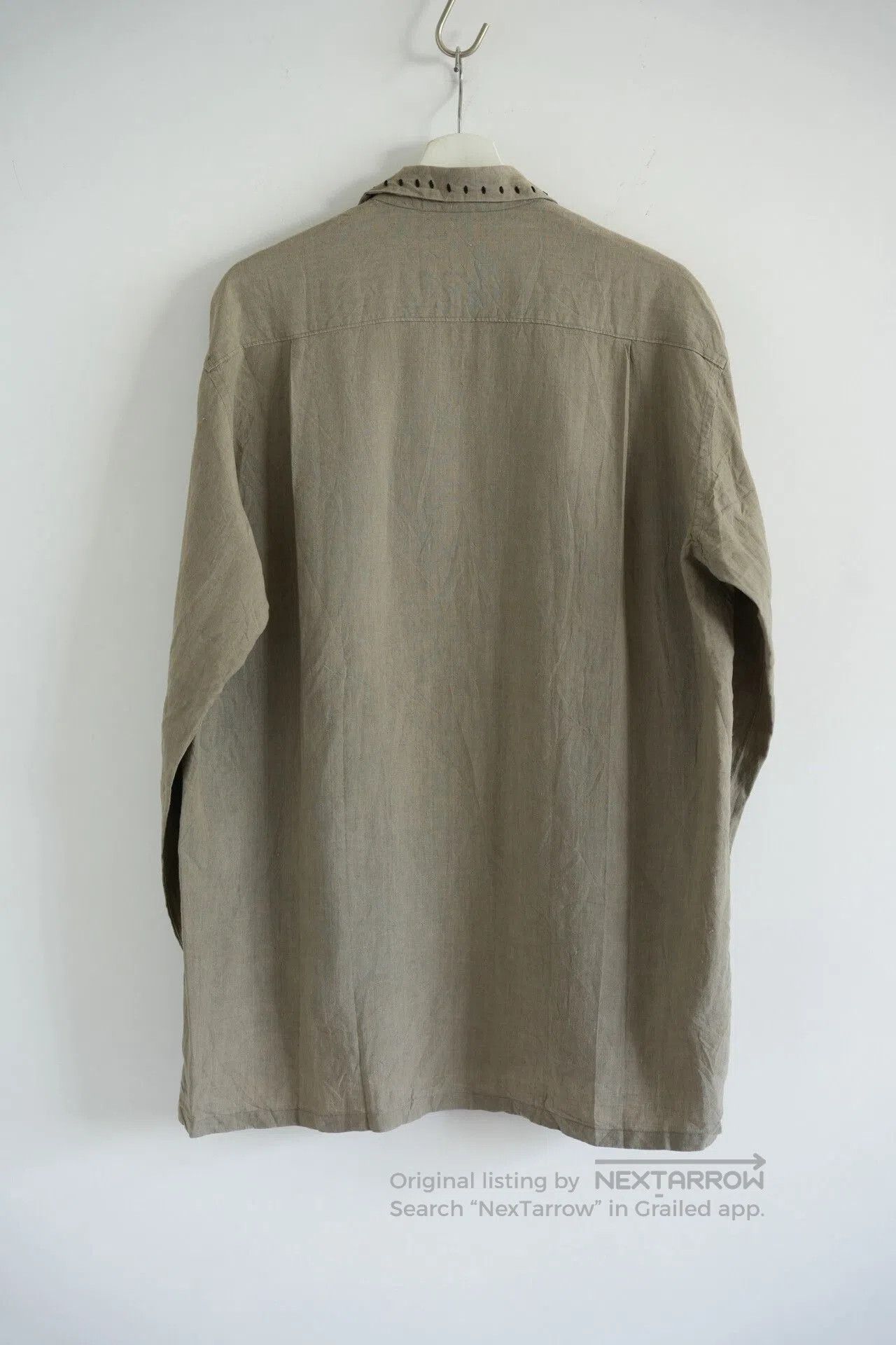 Y's for Men Yohji Yamamoto 90s Linen Shirt. Size US M / EU 48-50 / 2 - 2 Thumbnail