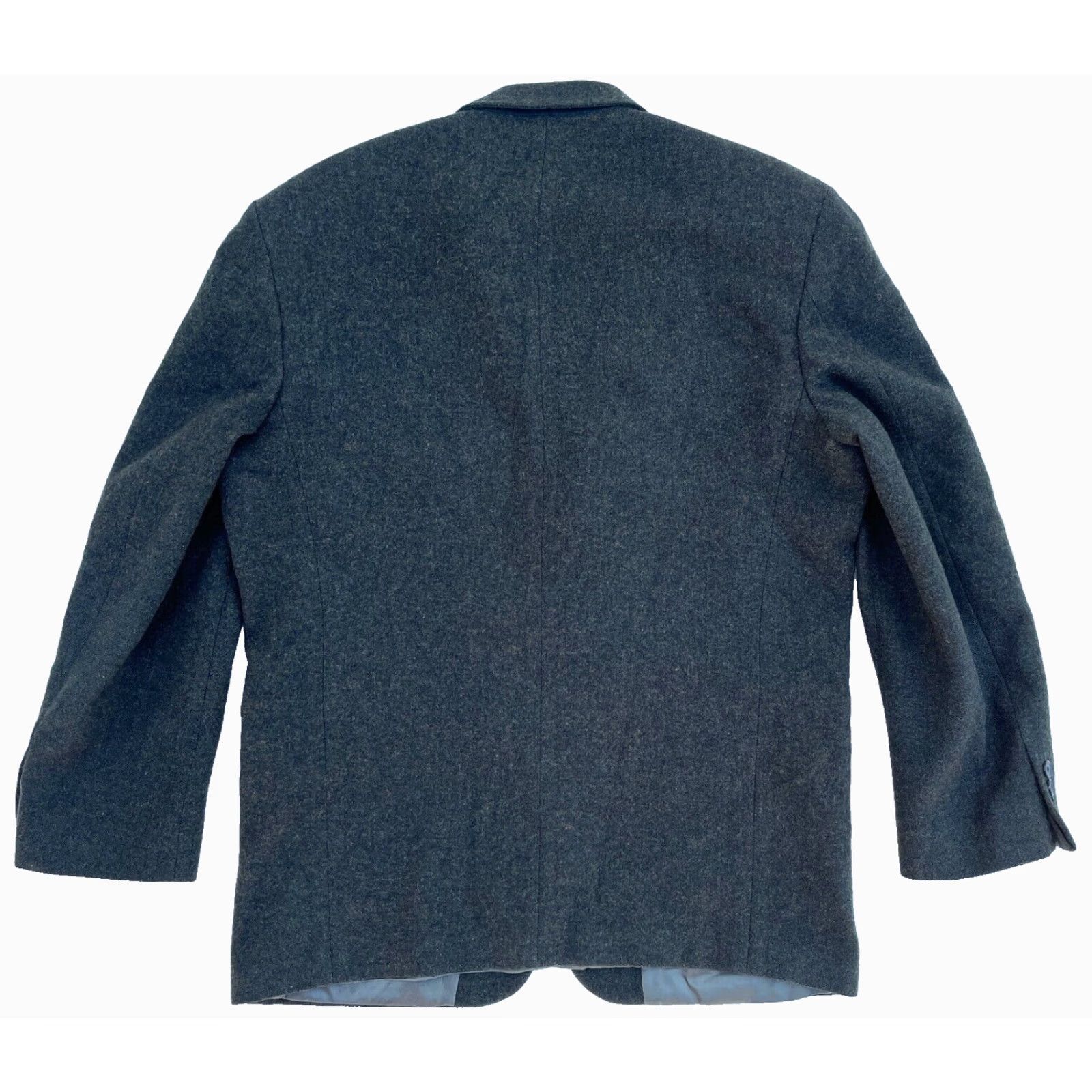 Eddie Bauer VINTAGE Eddie Bauer Blazer Mens Wool Dark Green 41R USA Size 42R - 3 Thumbnail