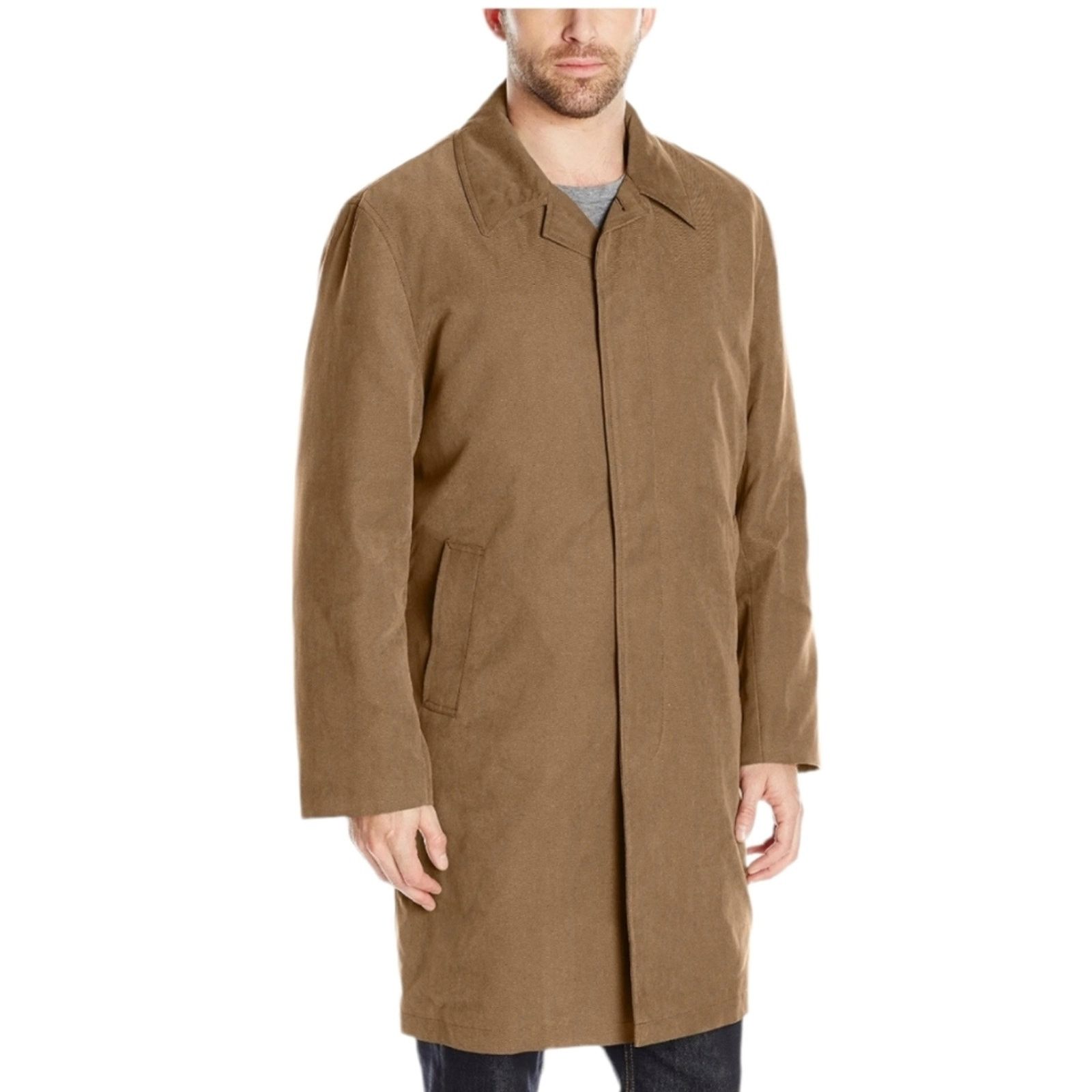 London Fog Men's Durham London Fog Trench/Rain Coat Sz 44L Quilted. Size US L / EU 52-54 / 3 - 1 Thumbnail