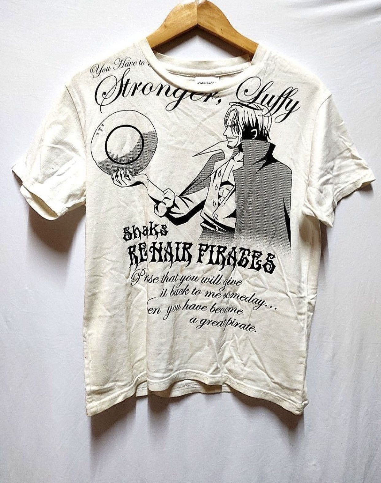 Anime Rare One Piece Shanks Modern over print tee Size US M / EU 48-50 / 2 - 3 Thumbnail