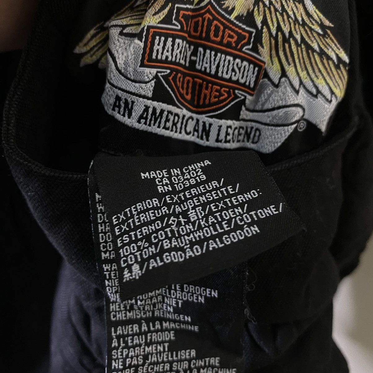 Harley Davidson Vintage Y2K Harley Davidson Reversible Hooded Jacket Size US XL / EU 56 / 4 - 8 Thumbnail