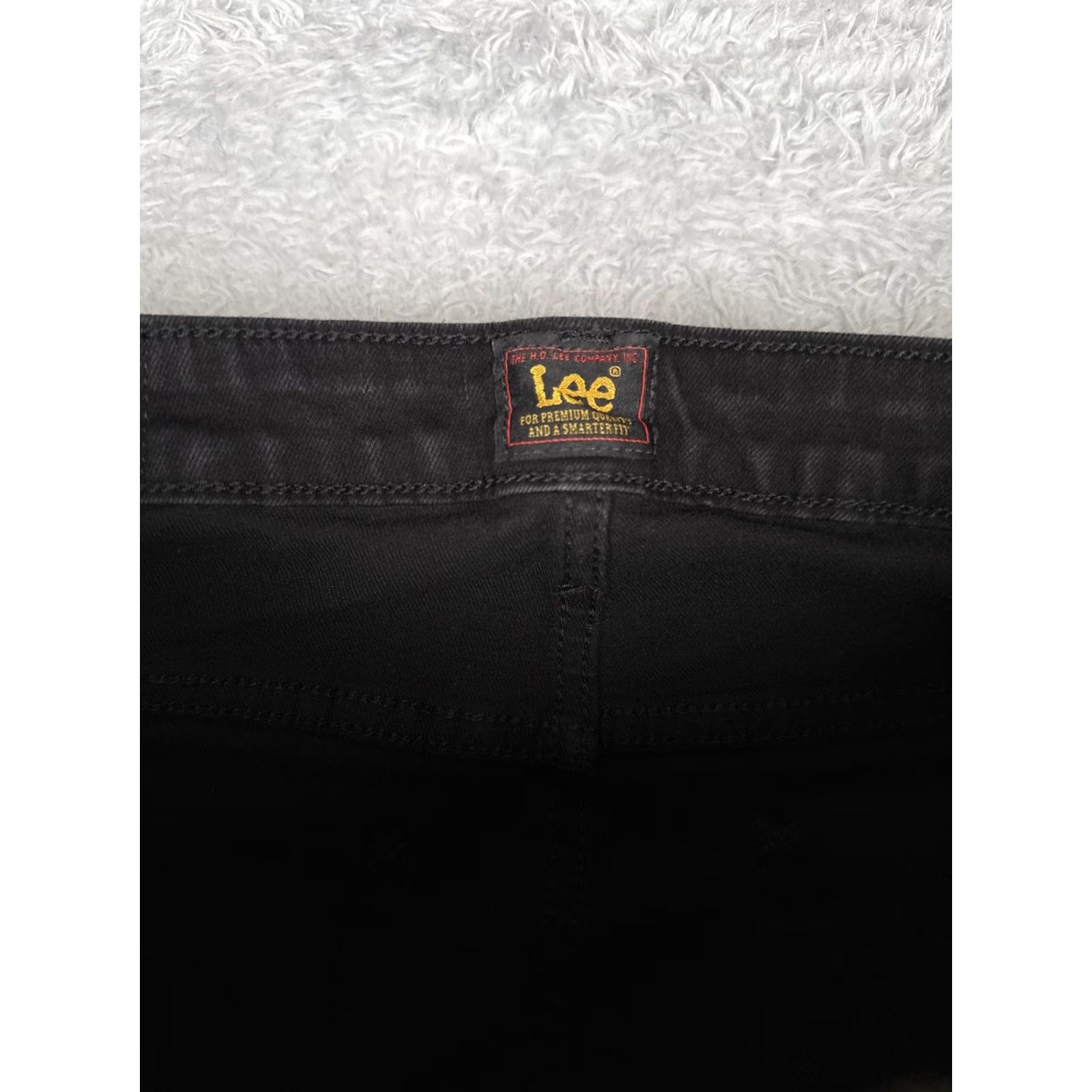 Lee Lee Jeans Women Bootcut Jeans 28x30 Black Regular Denim Pockets Stretch 5-Pocket Style USA Cowboy Vintage No Size 28" / US 6 / IT 42 - 6 Thumbnail