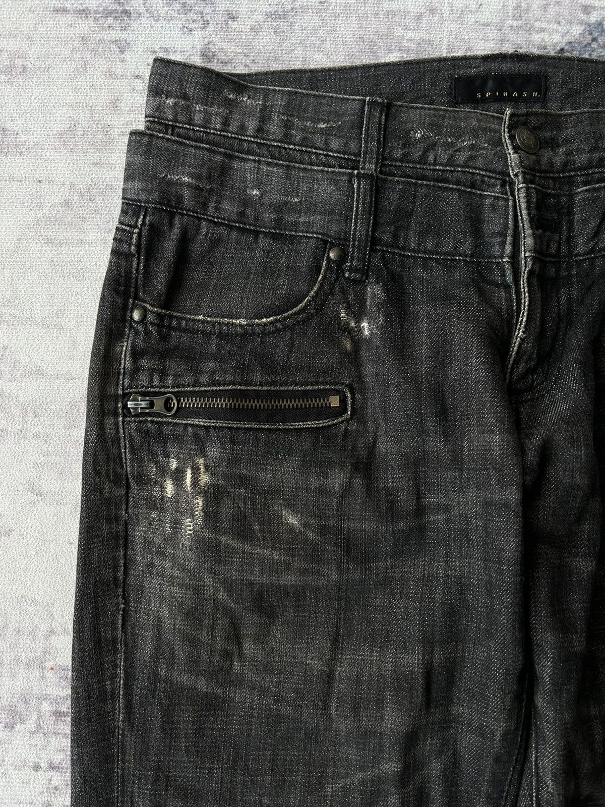 14th Addiction Y2k Double Waist Spinash Jeans Size US 31 - 4 Thumbnail