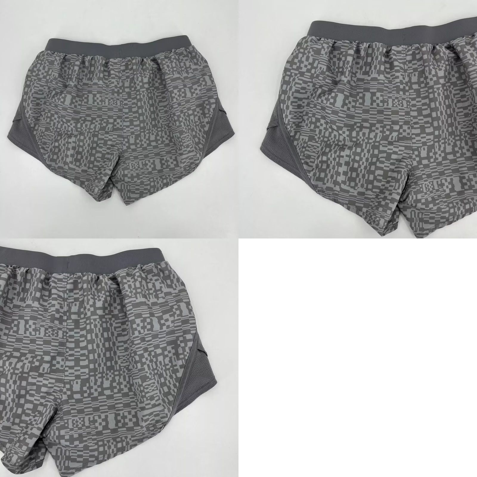 Under Armour Under Armour Active Shorts Women's XS Gray Logo Lined Drawstring Athletic Shorts Size 26" / US 2 / IT 38 - 8 Thumbnail