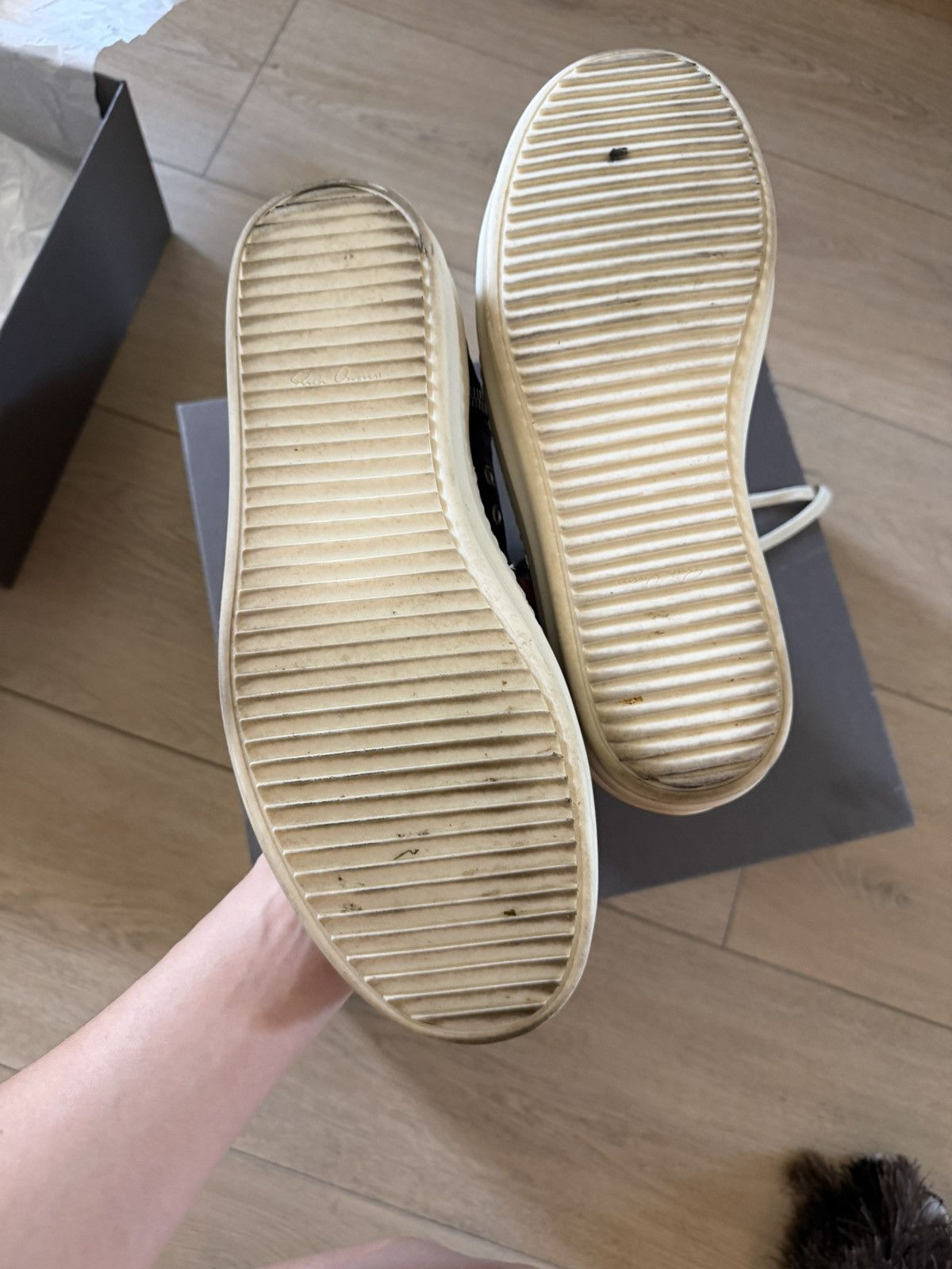 Rick Owens Rick Owens LOO Sneakers – Size 46 (US 13) Size US 13 / EU 46 - 6 Thumbnail