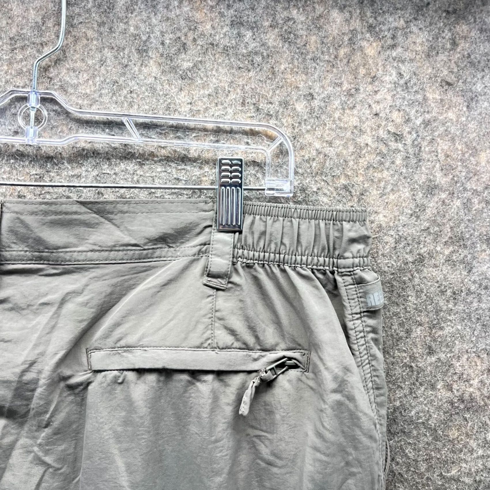 Vintage Reel Legends Pants Mens XL Gray 2 in 1 Shorts Convertible Nylon Outdoors Straight Leg Cotton? Size US 36 / EU 52 - 6 Thumbnail