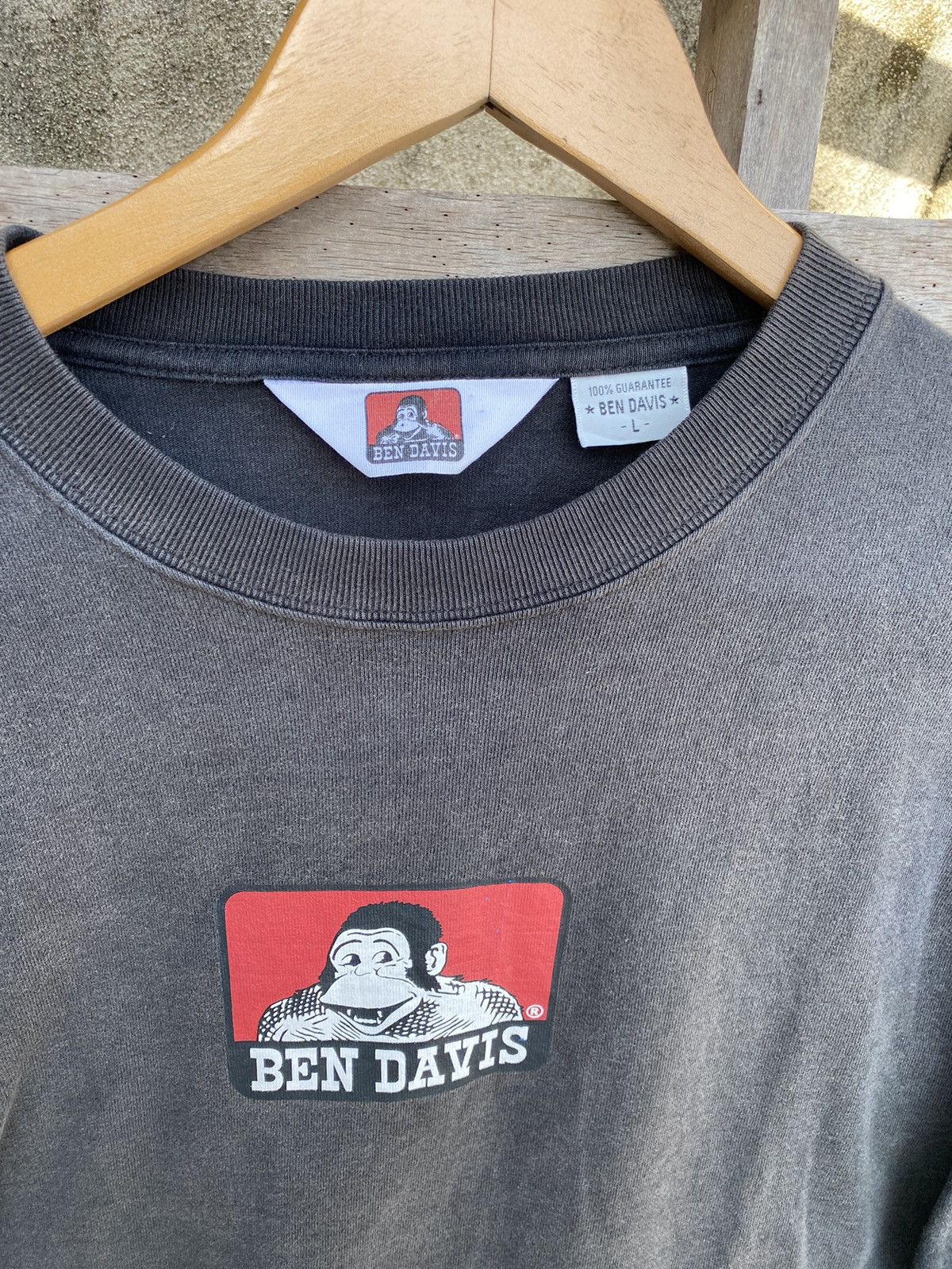 Ben Davis Vintage Sunfaded Ben Davis Big Print Long Sleeve Size US L / EU 52-54 / 3 - 6 Thumbnail
