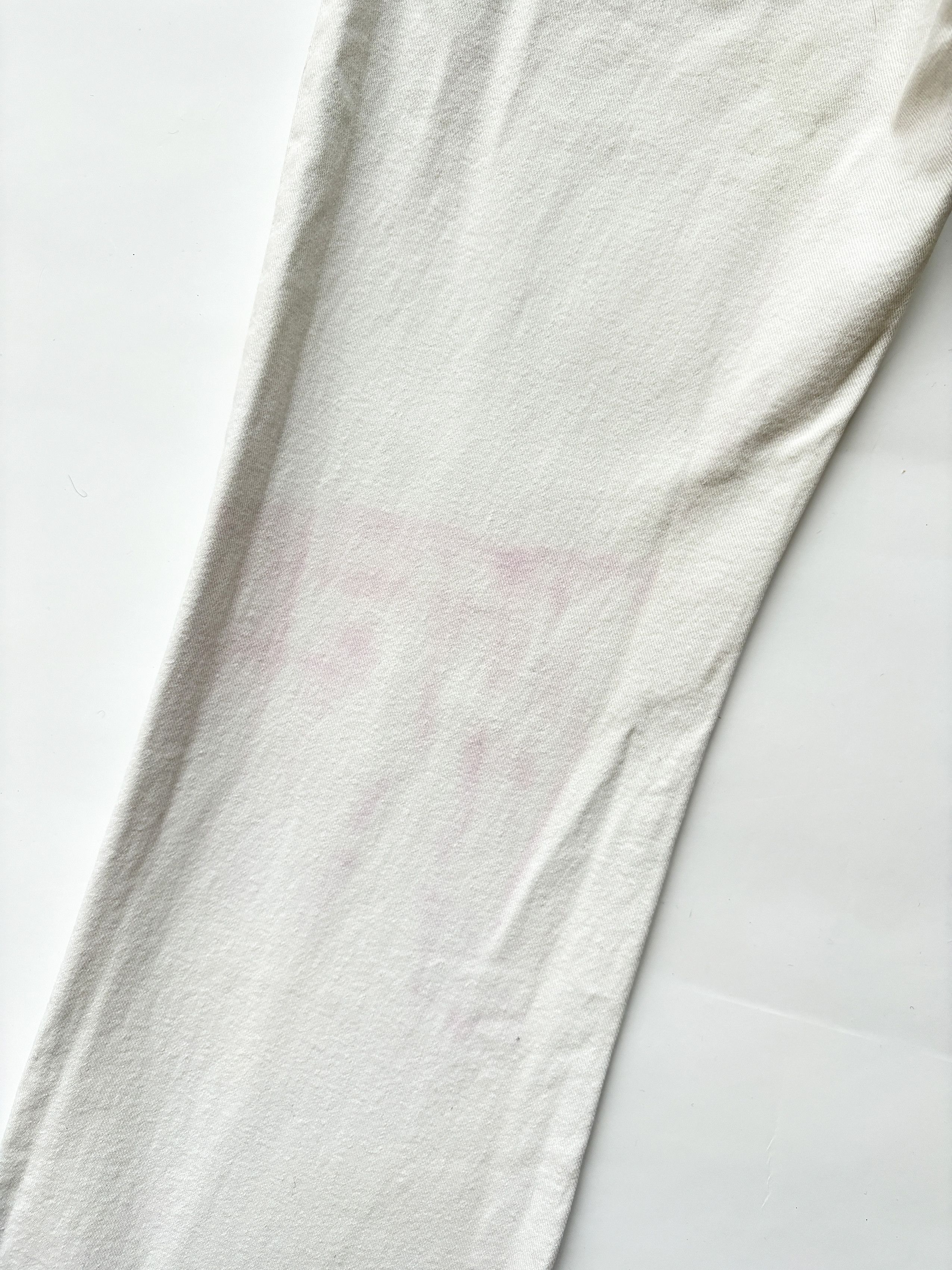 Alexander McQueen ⚡️QUICK SALE⚡️1998 Alexander McQueen White Denim Jeans Size 30" / US 8 / IT 44 - 8 Thumbnail
