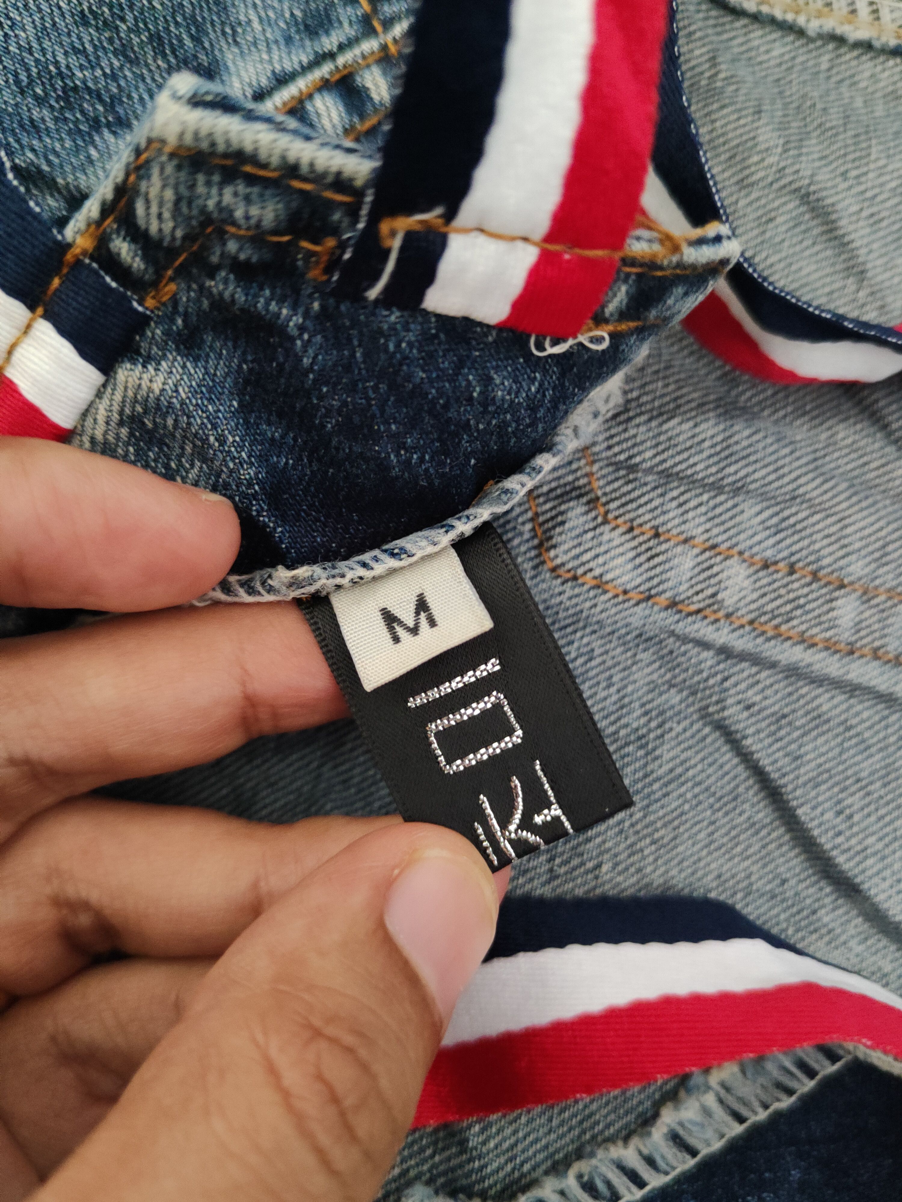Japanese Brand × Vintage Avant Garde Fashion by Japan Brand Blue Denim Skirt Jumpsuit Size 31" - 12 Thumbnail