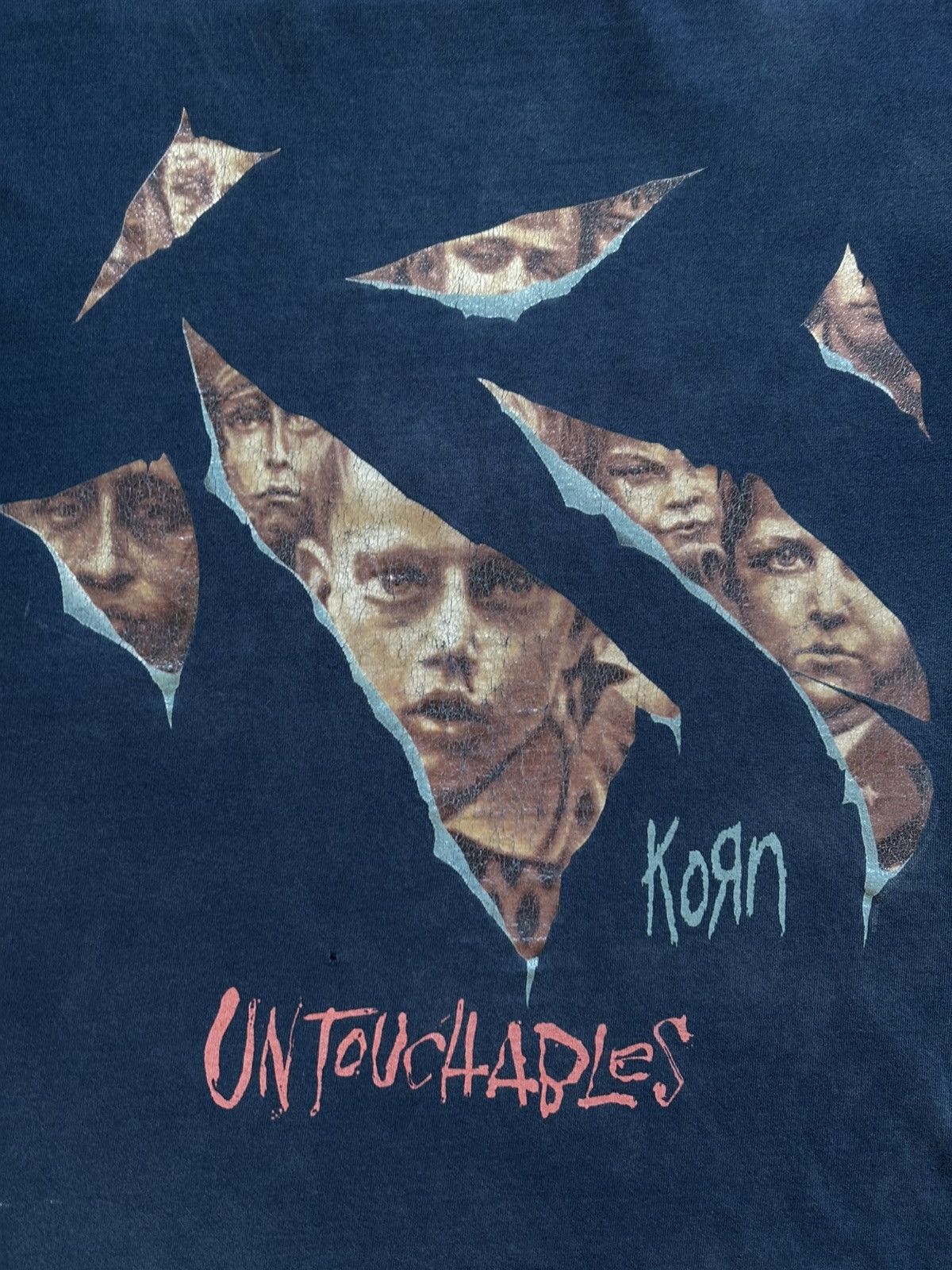 Band Tees 2002 vintage Korn untouchables metal rap band album promo Size US L / EU 52-54 / 3 - 2 Thumbnail