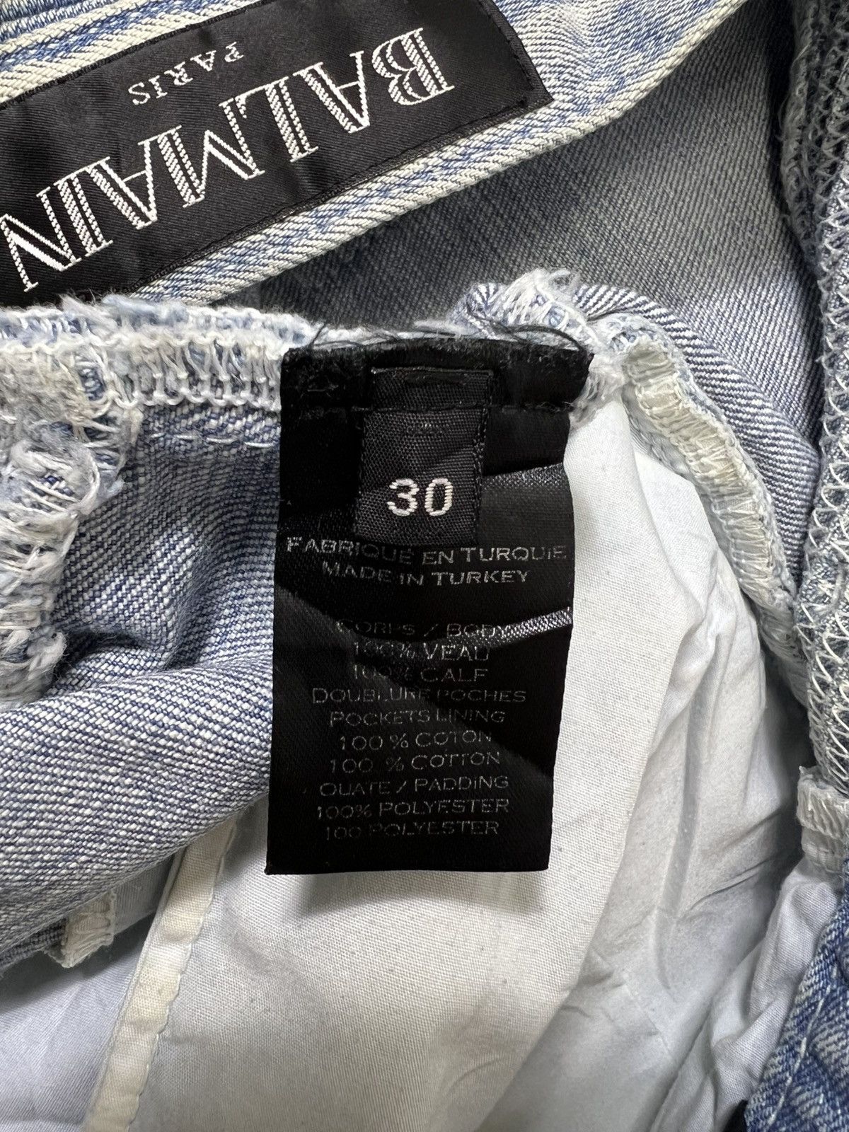 Balmain Balmain - Distressed Knee Biker Jeans Size US 30 / EU 46 - 16 Thumbnail