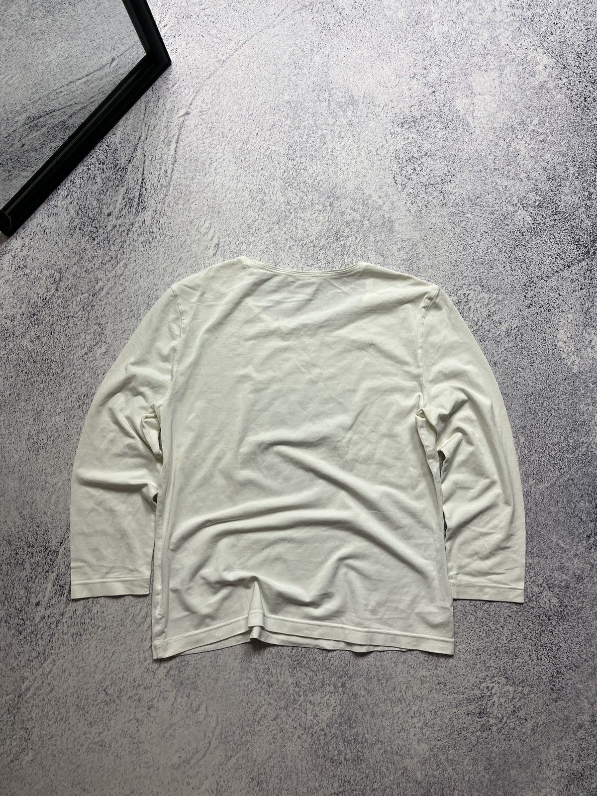 Escada Escada Women’s Hearth Big Logo Longsleeve White Shirt Size M / US 6-8 / IT 42-44 - 5 Thumbnail