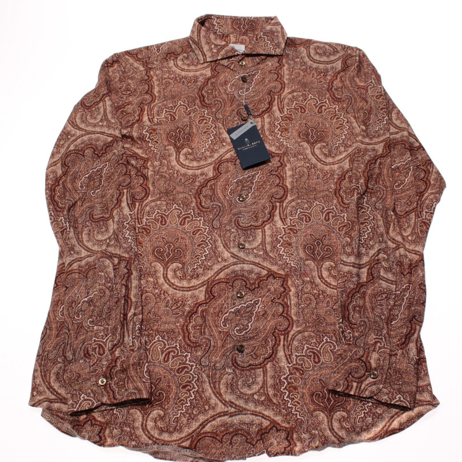 Other Emanuel Berg New with tags Shirt Size L US In Brown Size US L / EU 52-54 / 3 - 3 Thumbnail