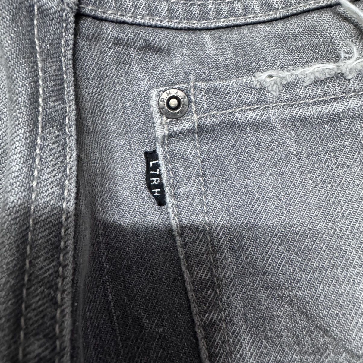 L7 Real Hip L7 Real Hip Grey Denim Flare Jeans Hedi Slimane Size US 32 / EU 48 - 19 Thumbnail