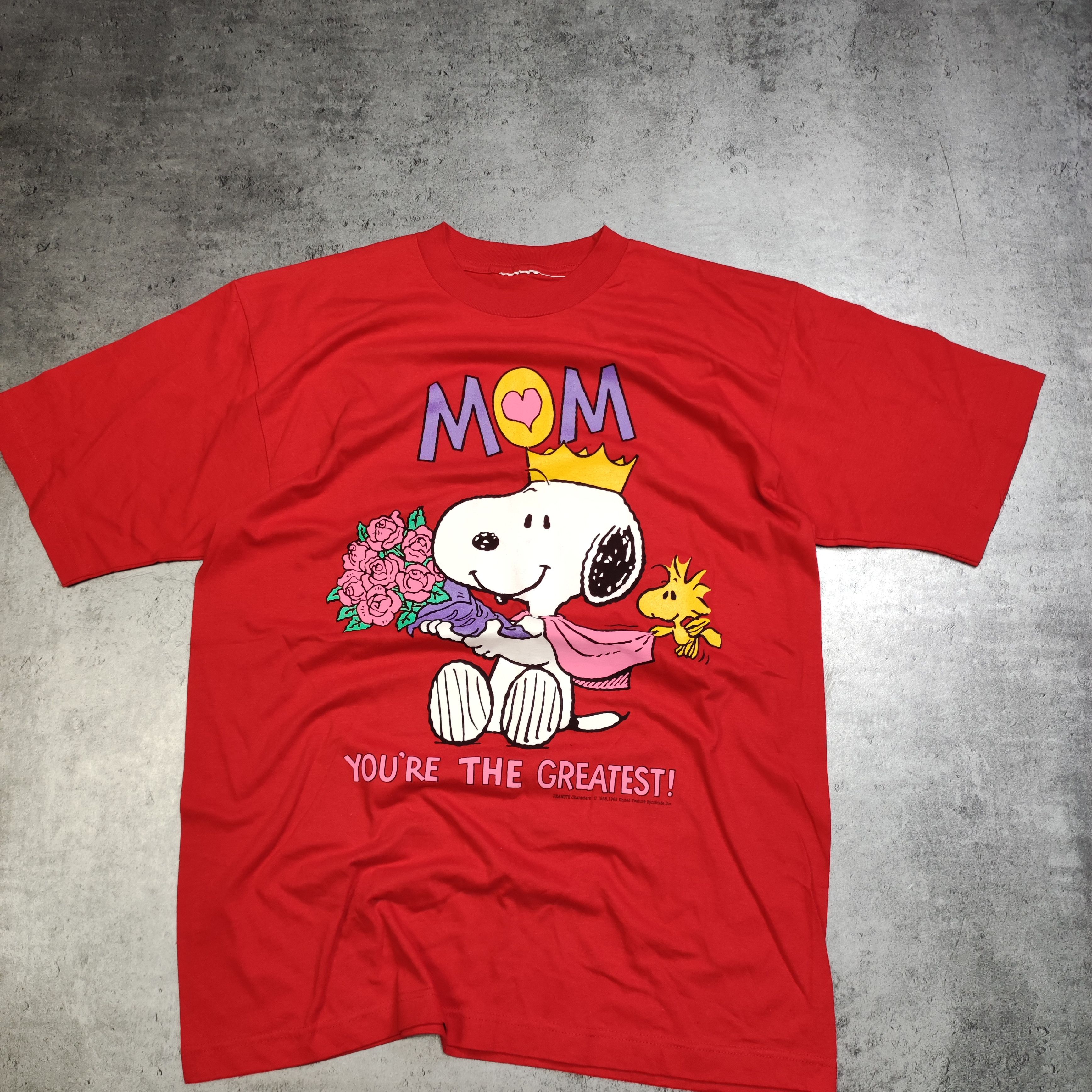 Peanuts × Vintage Vintage RARE 90s OG Peanuts Mom Day Merch Promo Tee Size US XL / EU 56 / 4 - 2 Thumbnail