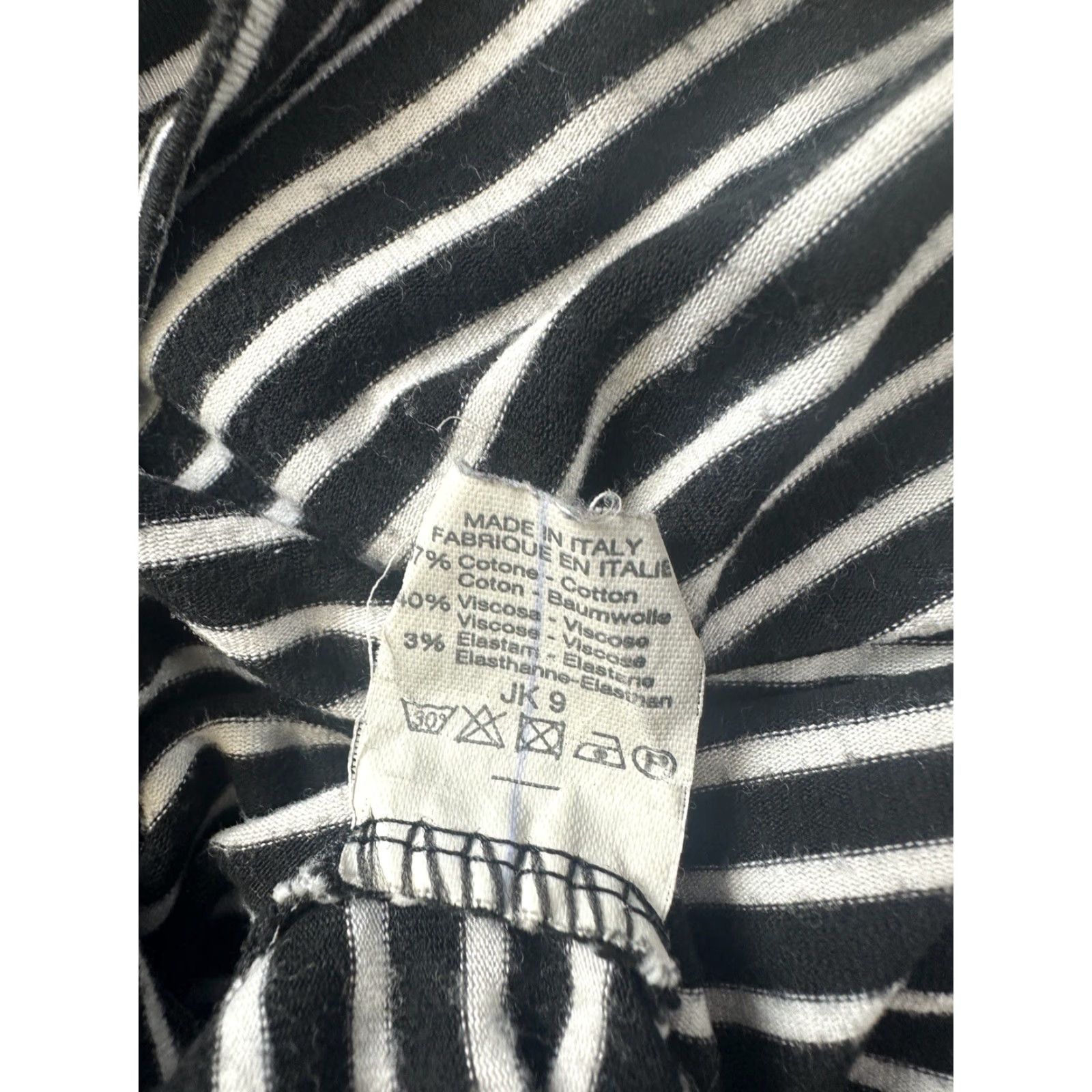 Brandy Melville Brandy Melville Shirt Womens One Size OS Black White Striped Pullover Italy Size ONE SIZE - 5 Thumbnail