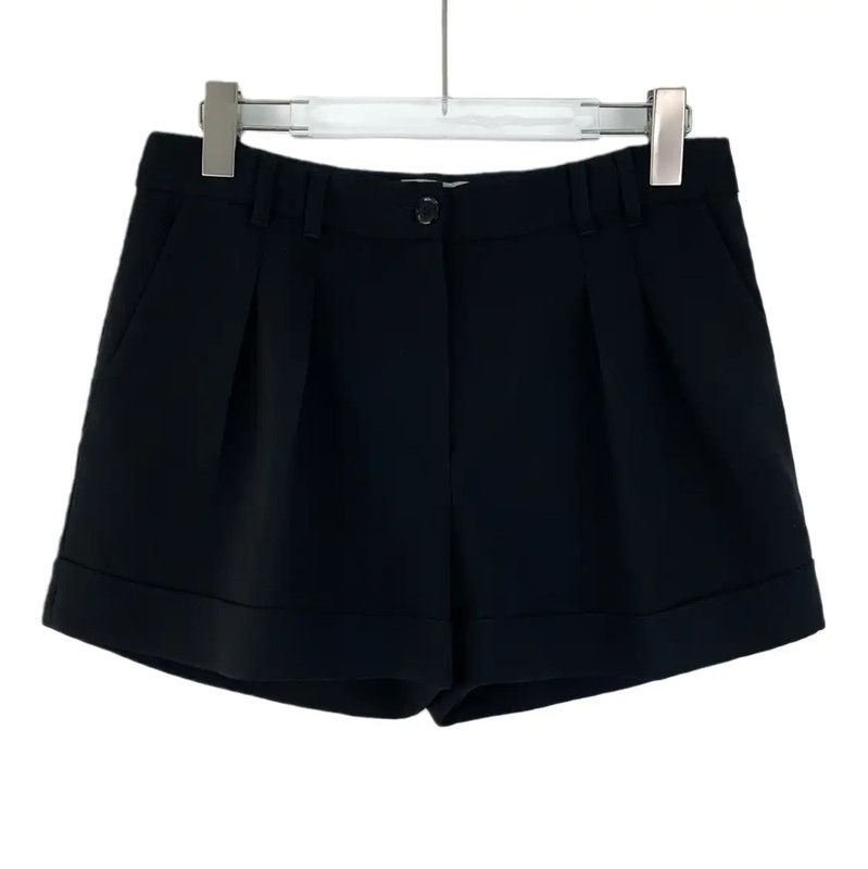 Moschino Moschino Black Acetate Women's Shorts 0089 Size 28" / US 6 / IT 42 - 1 Thumbnail
