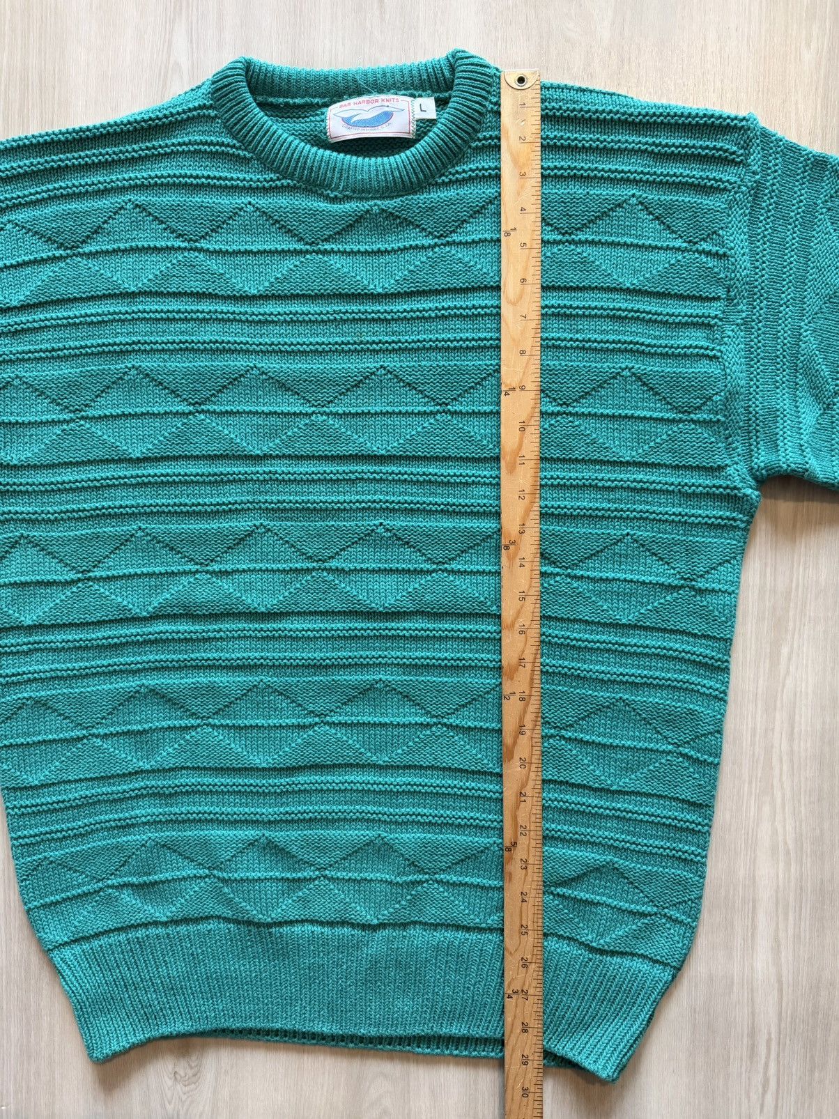 Vintage Vintage Bar Harbor Knits Geometric Knit Sweater Size US L / EU 52-54 / 3 - 5 Thumbnail